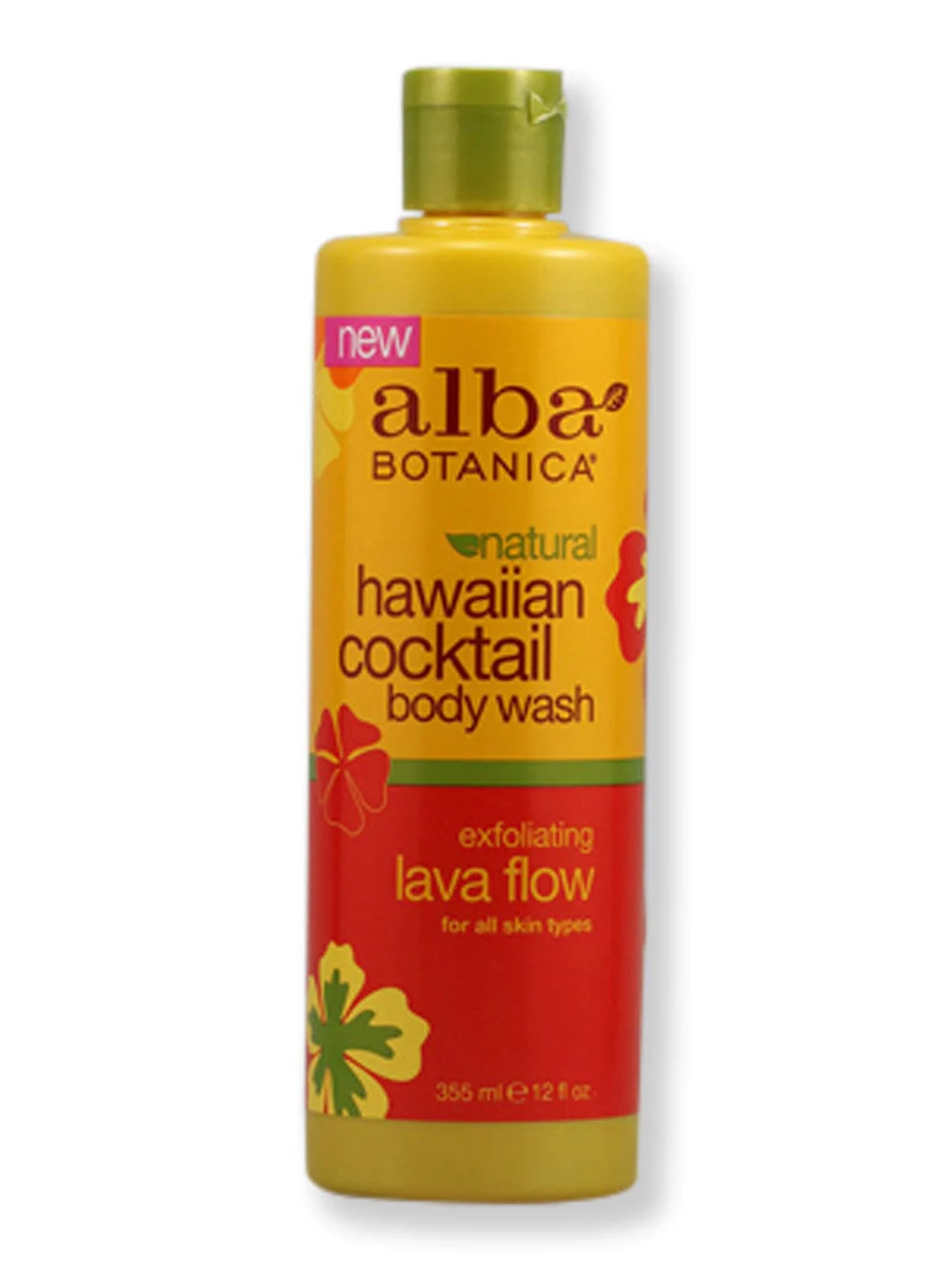 Alba Botanica Hawaiian Cocktail Body Wash Lava Flow 12 fl oz