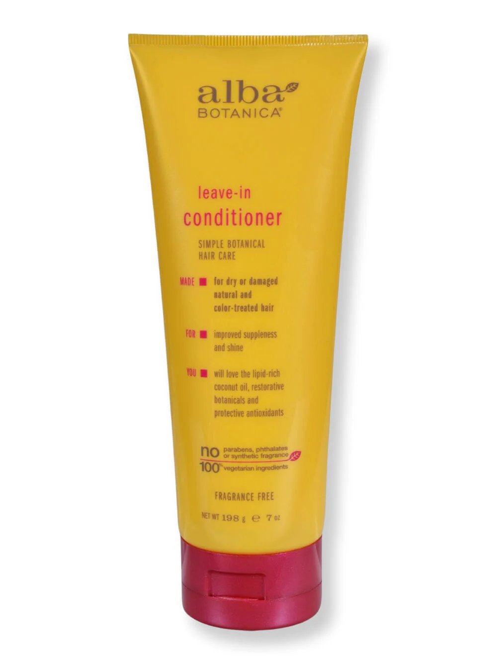 Alba Botanica Leave In Conditioner Fragrance Free 7 fl oz