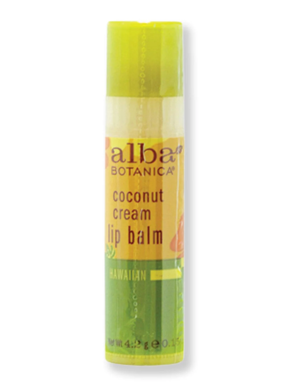 Alba Botanica Lip Balm Coconut Cream .15 oz 24 Ct