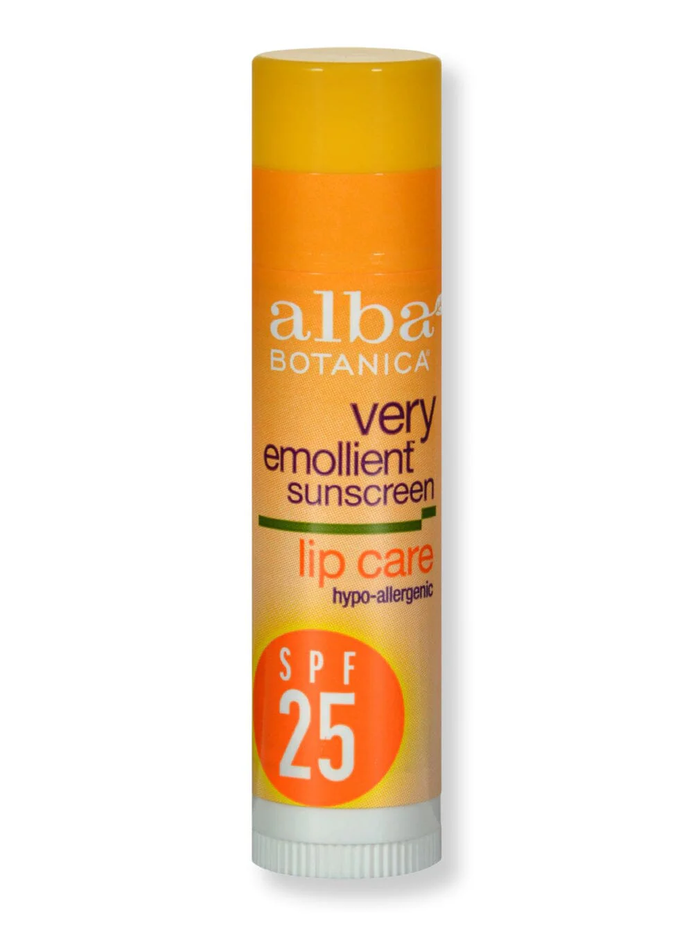 Alba Botanica Very Emollient Lipcare SPF25 .15 oz 24 Ct