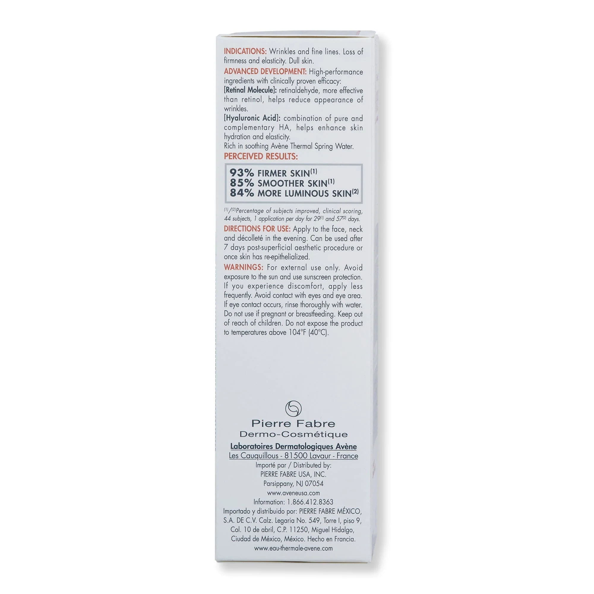 Avene Retrinal 0.1 Intensive Multi-Corrective Cream 1 fl oz 30 ml - Image 6