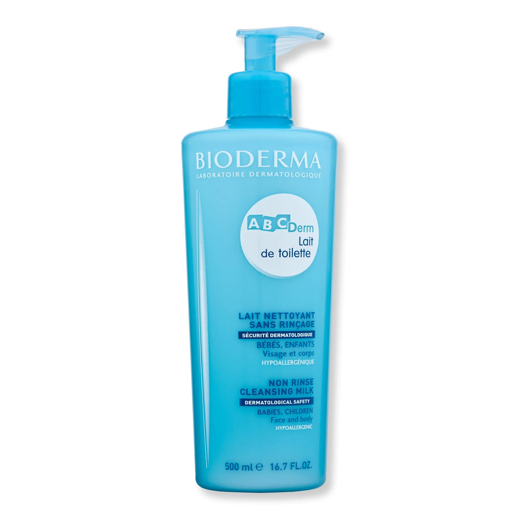 Bioderma ABCDerm Cleansing Milk 3 in 1 16.7 fl oz 500 ml