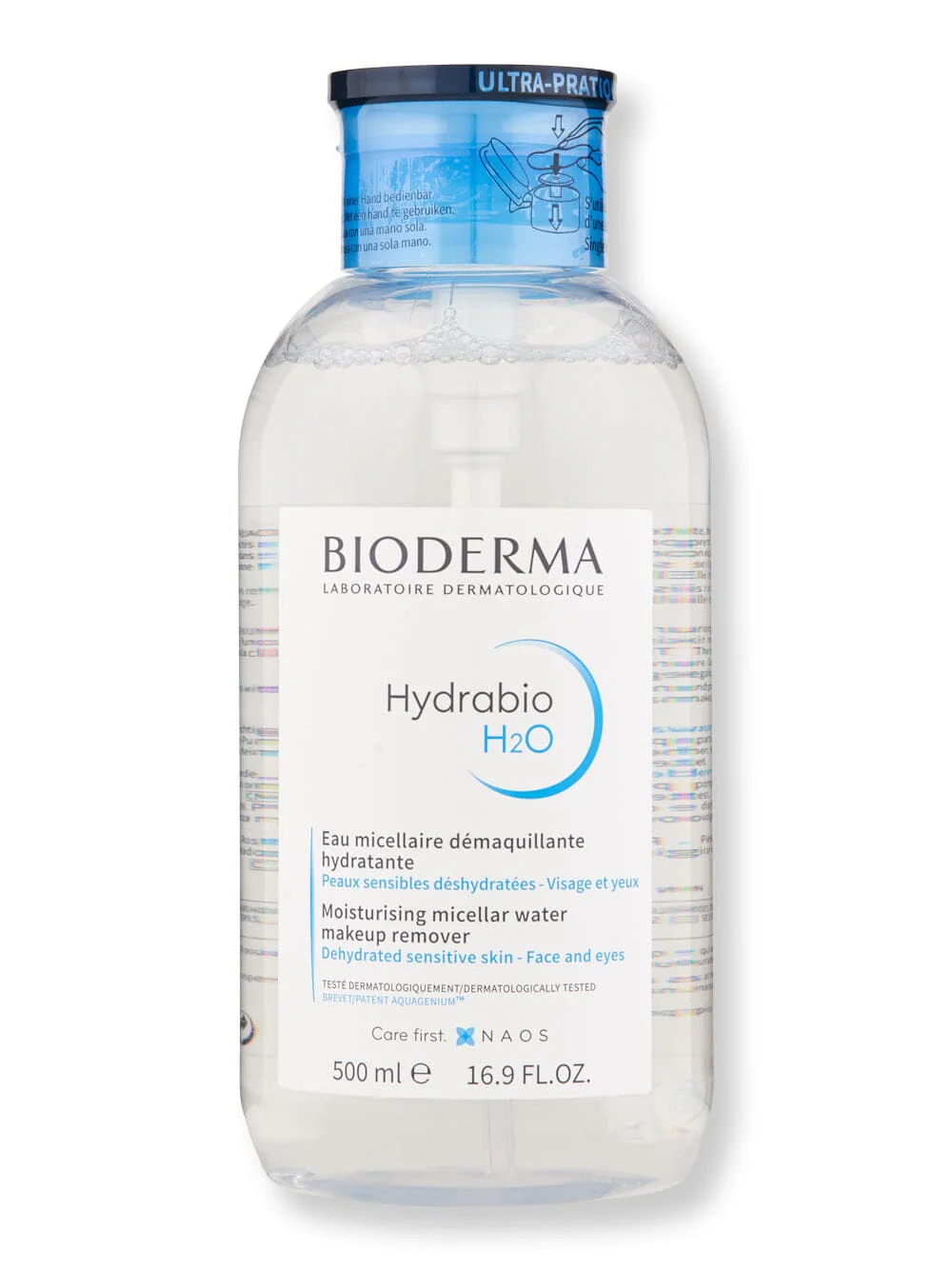 Bioderma Hydrabio H2O 16.9 fl oz with Pump