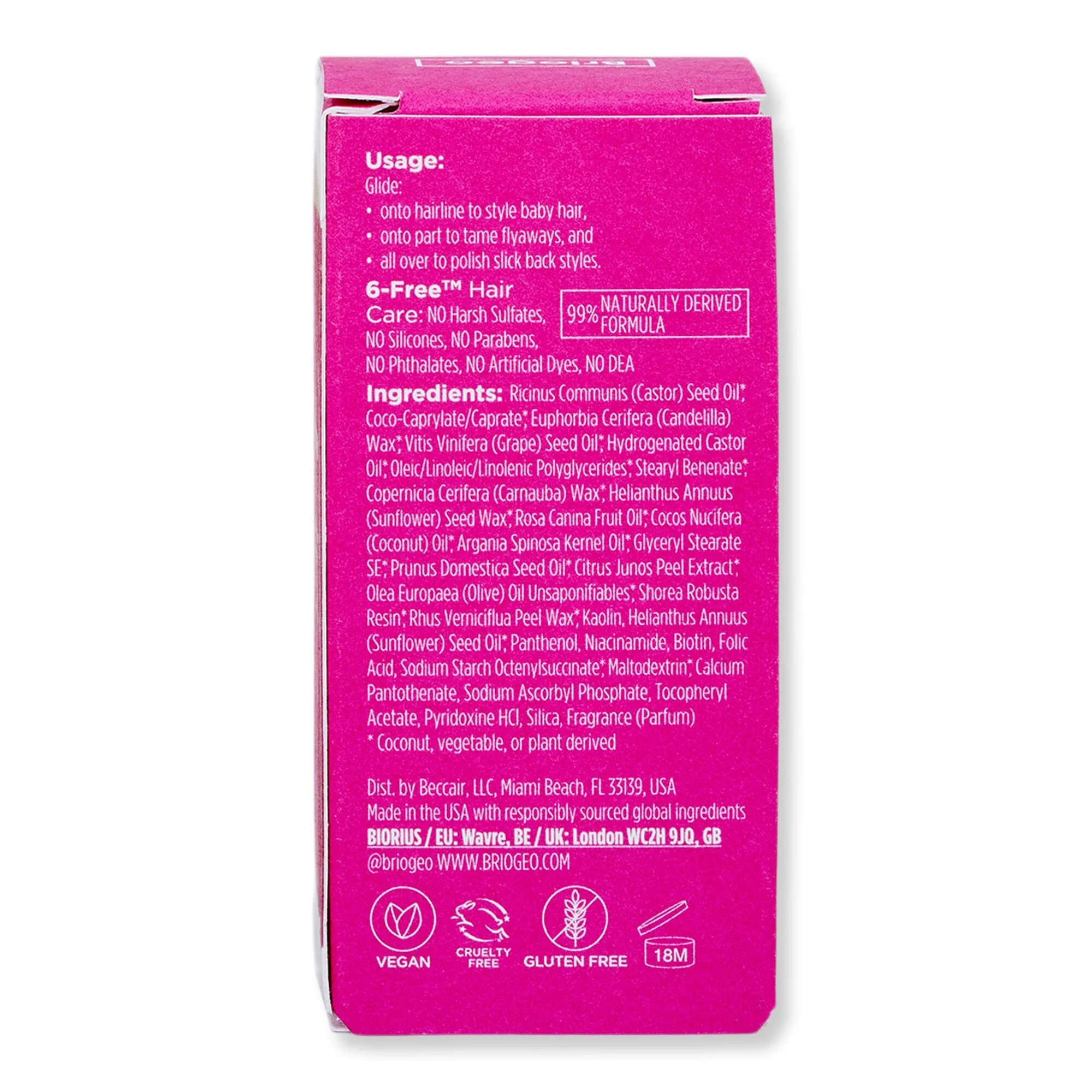 Briogeo Style + Treat Yuzu + Plum Oil Sleek Stick 0.5 oz 15 g - Image 4