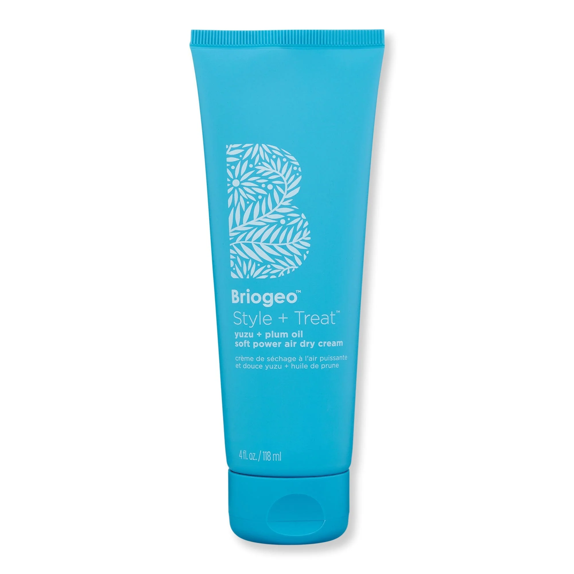 Briogeo Style + Treat Yuzu + Plum Oil Soft Power Air Dry Cream 4 fl oz 118 ml
