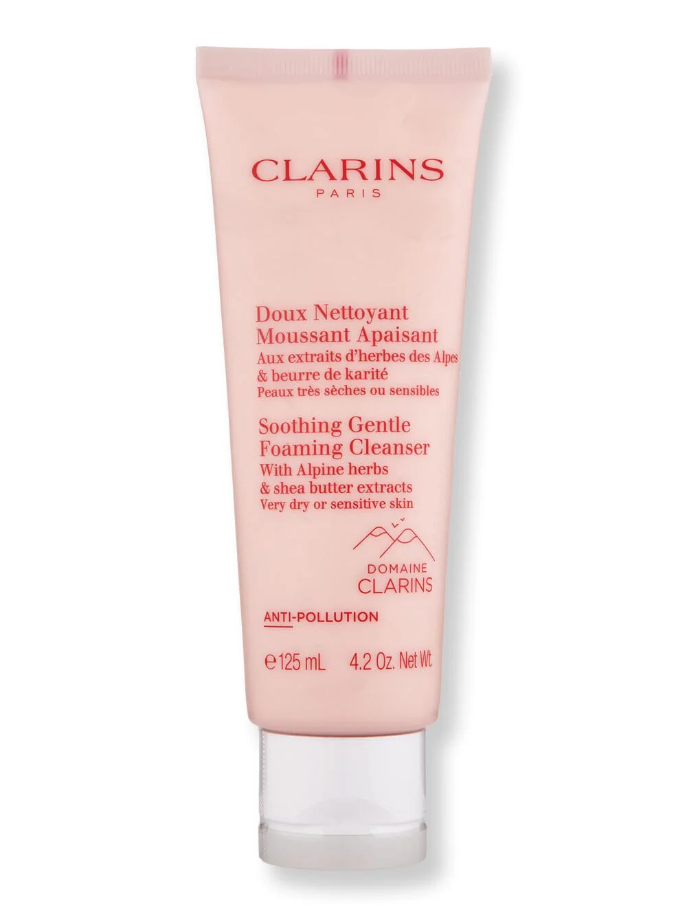 Clarins Soothing Gentle Foaming Cleanser for Dry Skin 4.2 oz