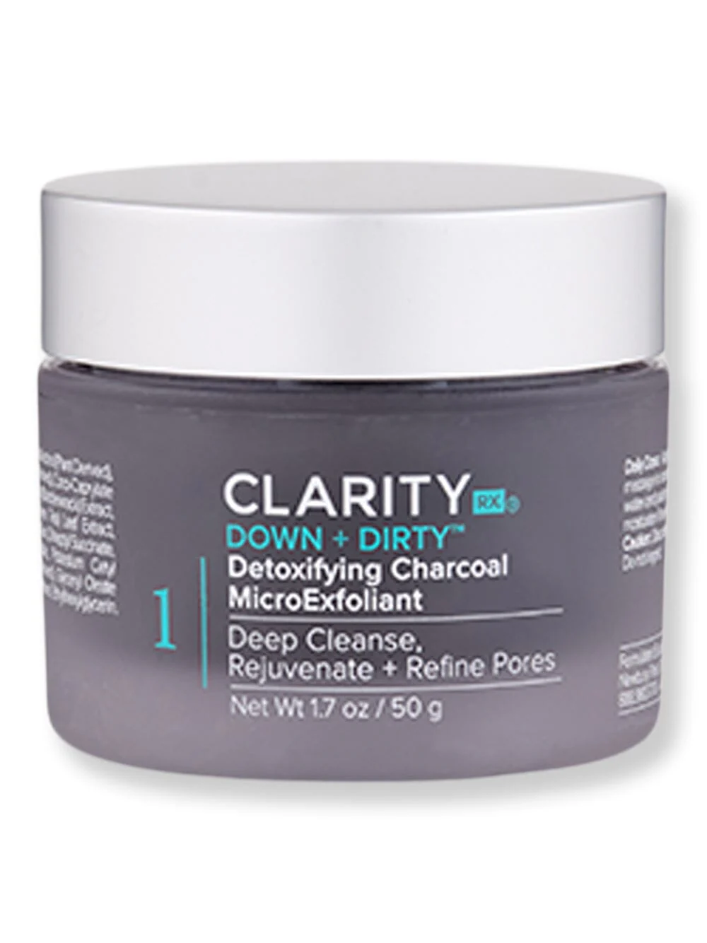ClarityRx Down + Dirty Detoxifying Charcoal MicroExfoliant 1.7 oz