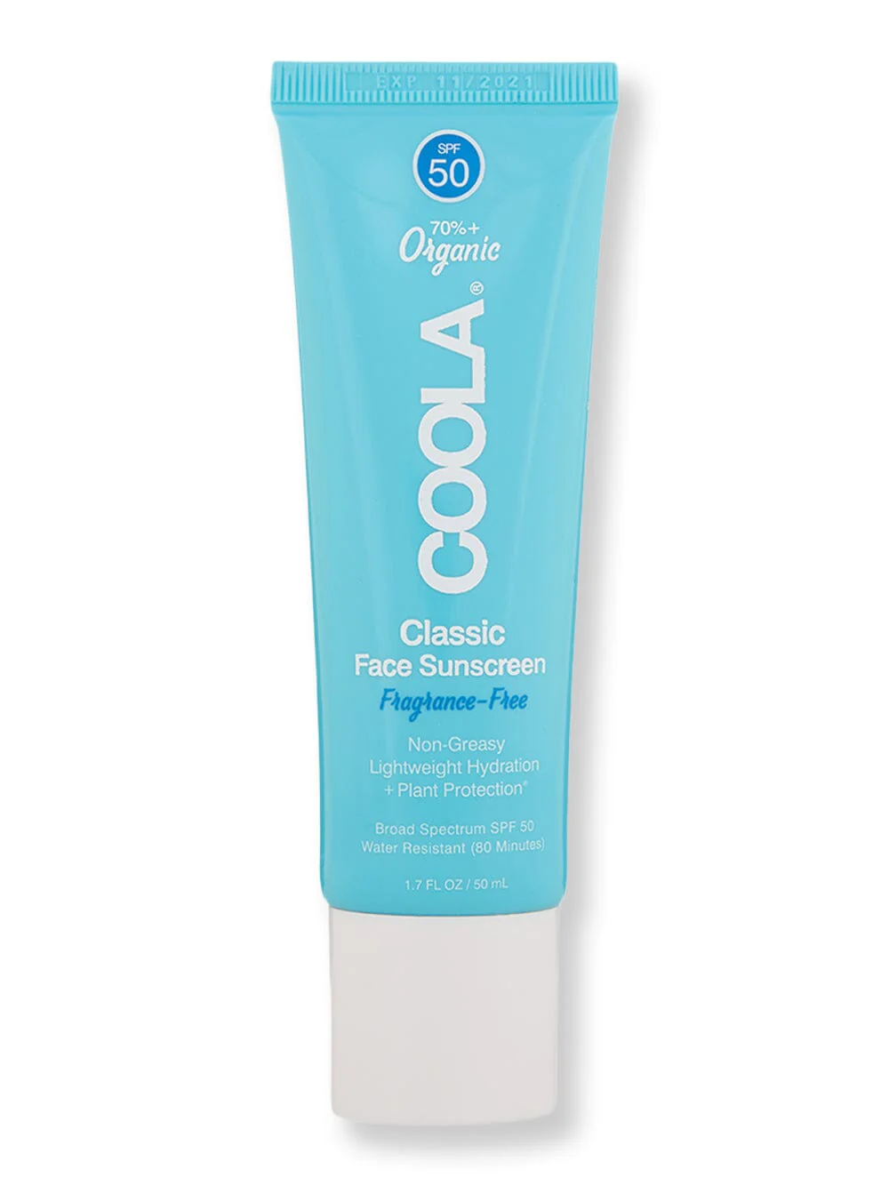 Coola Classic Face Organic Sunscreen SPF 50 Fragrance Free 1.7 oz