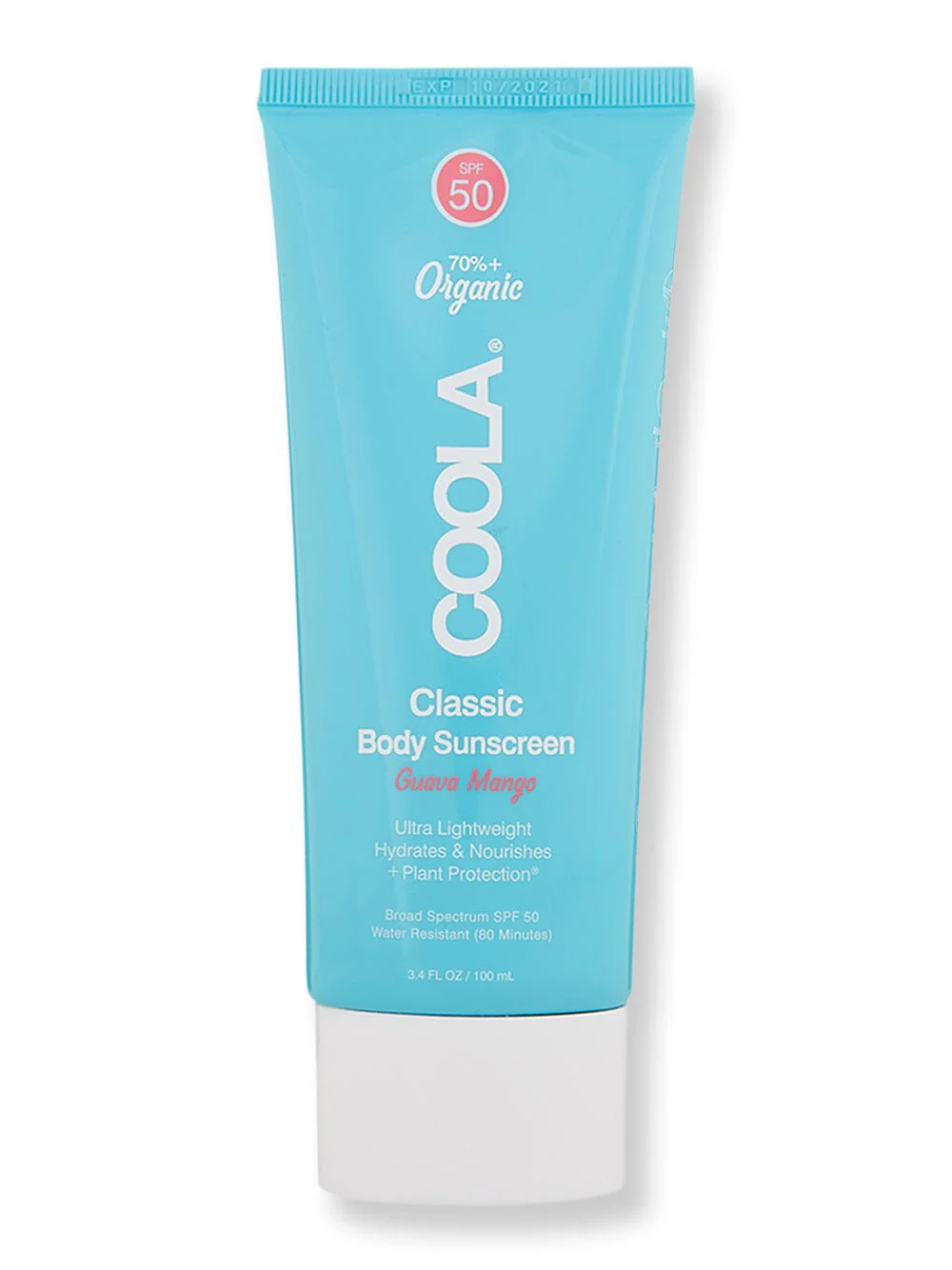 Coola Classic Body Organic Sunscreen Lotion SPF 50 Guava Mango 5 oz
