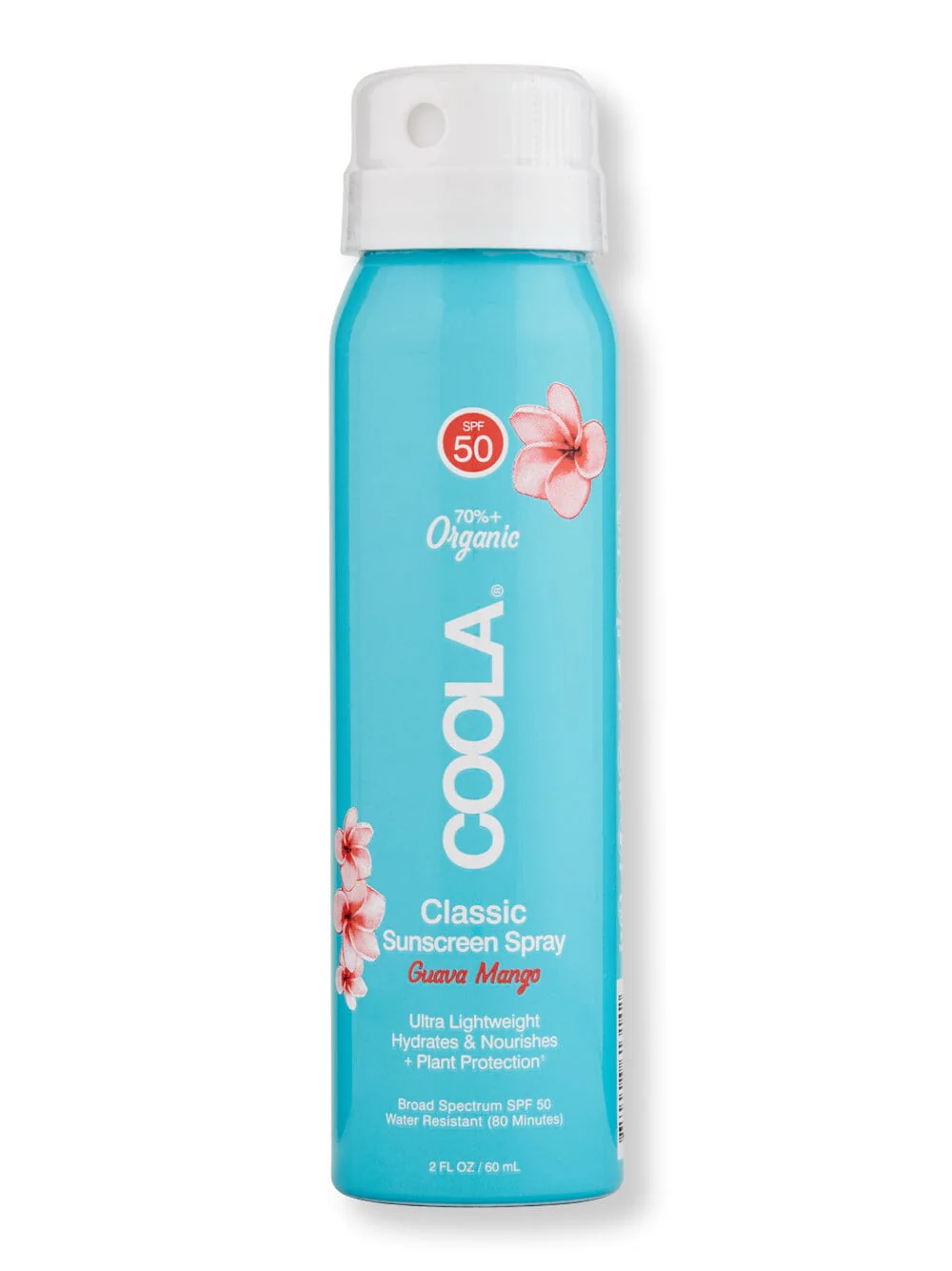 Coola Classic Body Organic Sunscreen Spray SPF 50 Guava Mango 2 oz