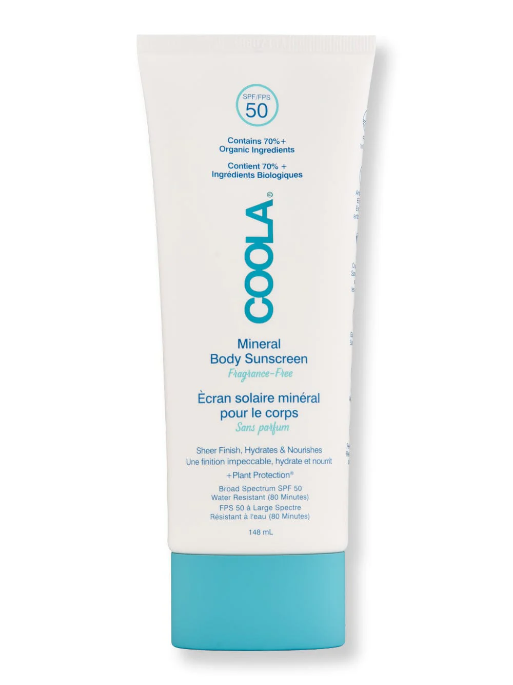Coola Mineral Body Organic Sunscreen Lotion SPF 50 Fragrance-Free 5 oz