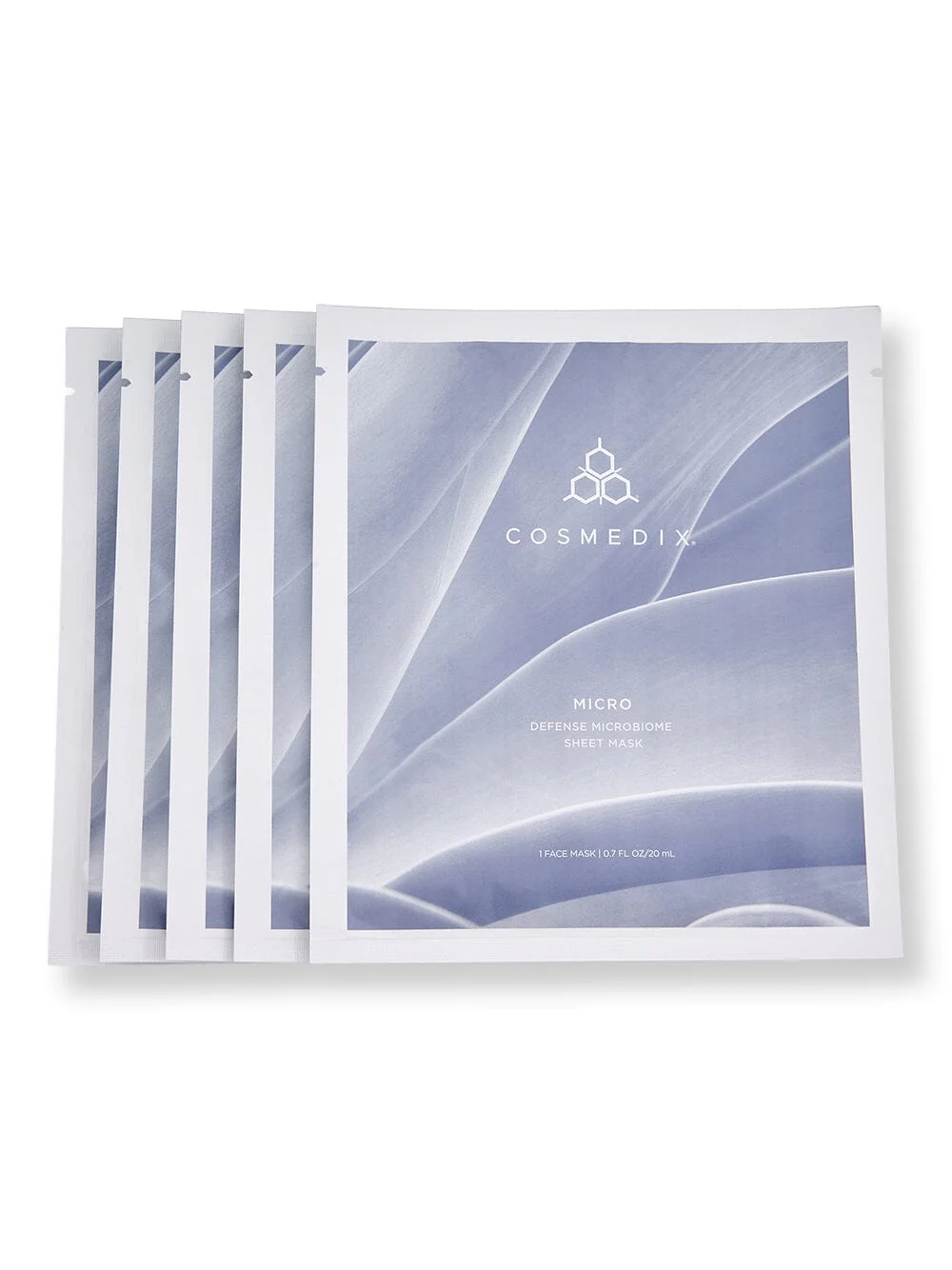 Cosmedix Micro Defense Microbiome Sheet Mask 0.7 oz 5 Ct