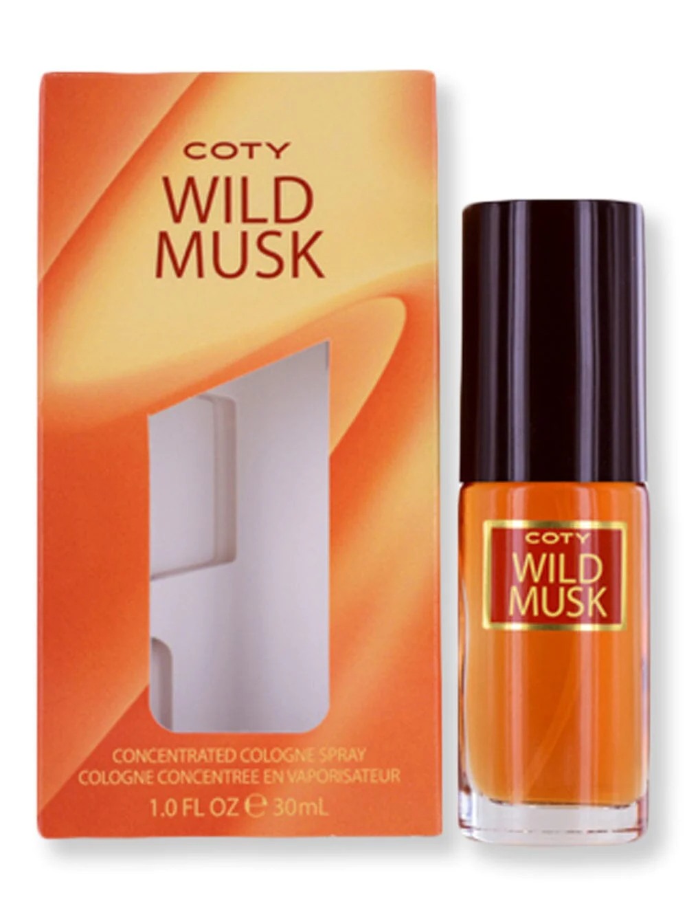 Coty Wild Musk Cologne Concentrate Spray In Window Box 1 oz
