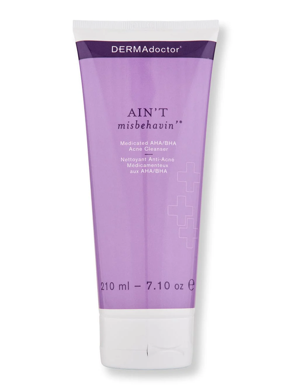 DermaDoctor Ain't Misbehavin' Medicated AHA/BHA Acne Cleanser 7.1 oz 210 ml