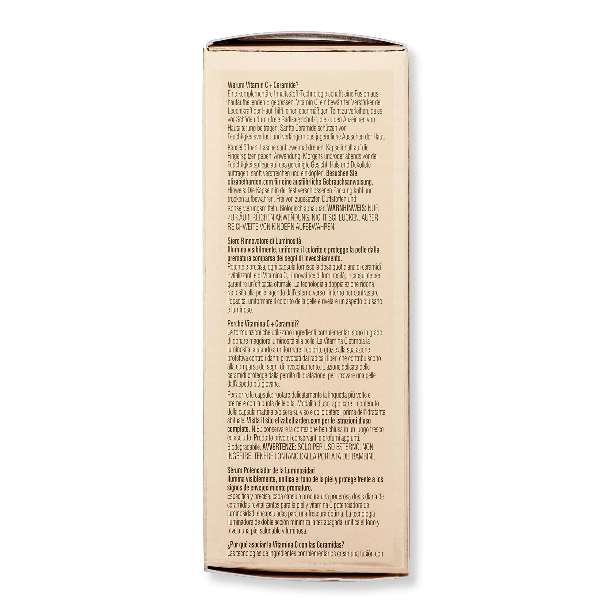 Elizabeth Arden Ceramide Capsules Vitamin C Radiance Renewal Serum 60 Ct - Image 6