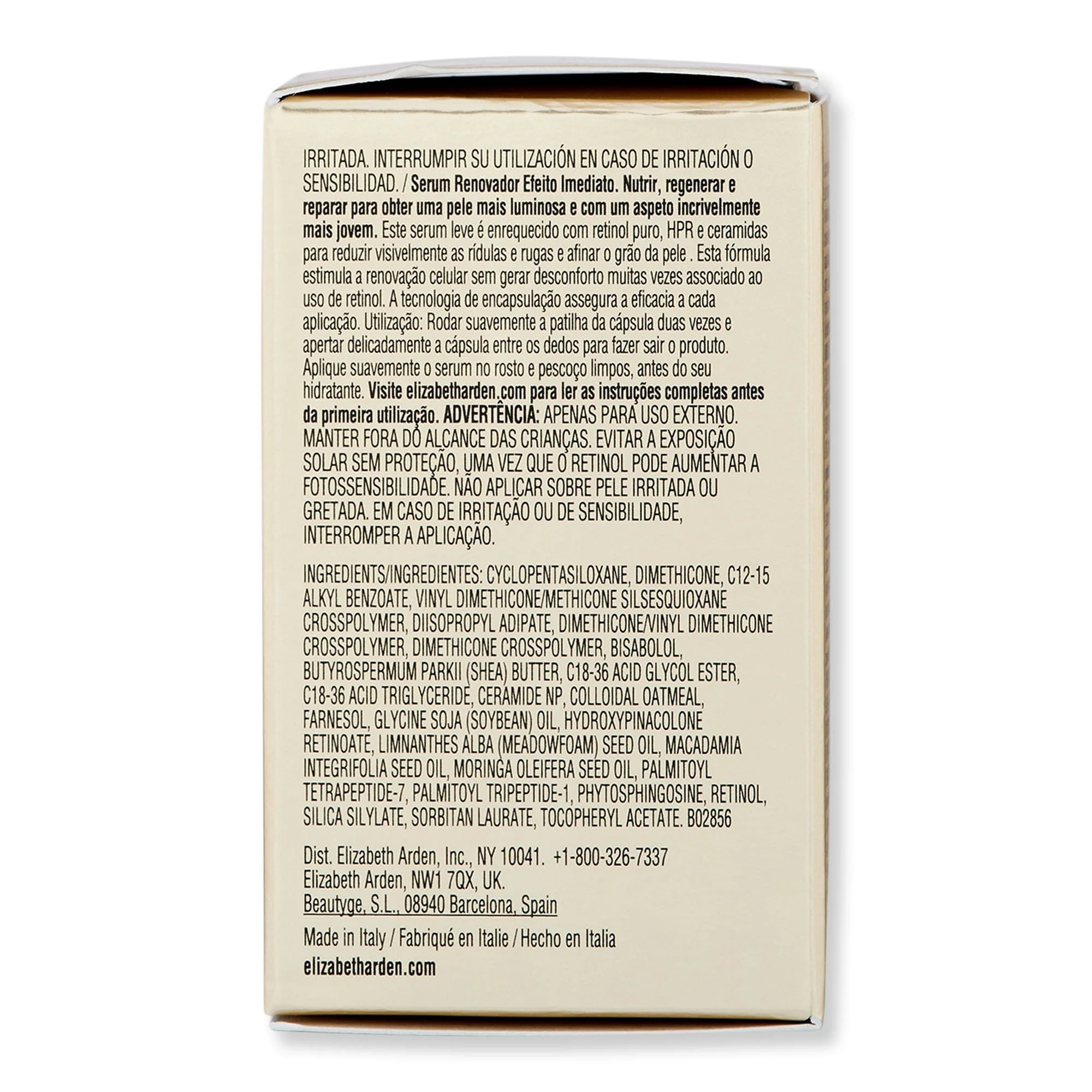 Elizabeth Arden Retinol + HPR Ceramide Capsules Rapid Skin Renewing Serum 30 Ct - Image 5