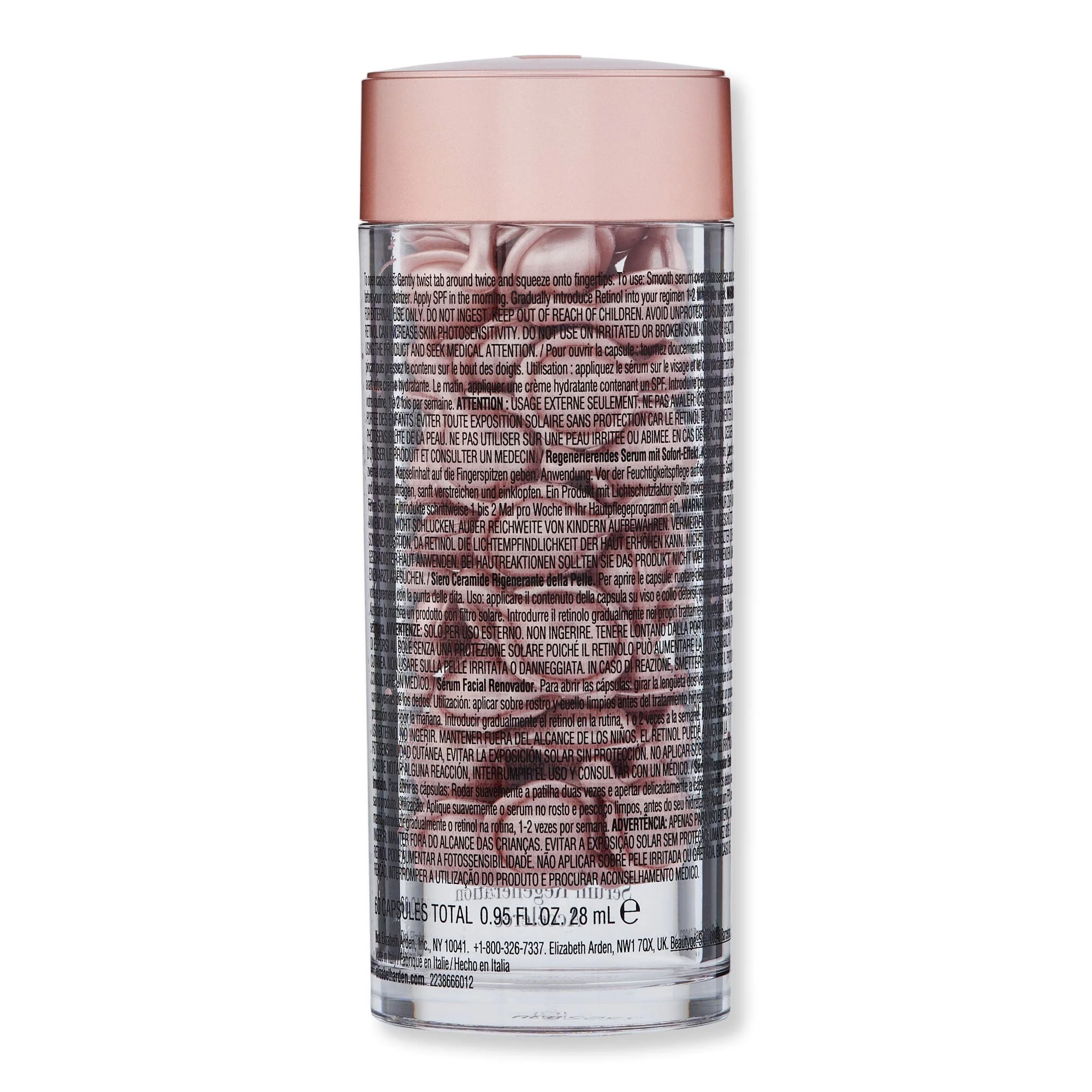 Elizabeth Arden Retinol + HPR Ceramide Capsules Rapid Skin Renewing Serum 60 Ct - Image 2
