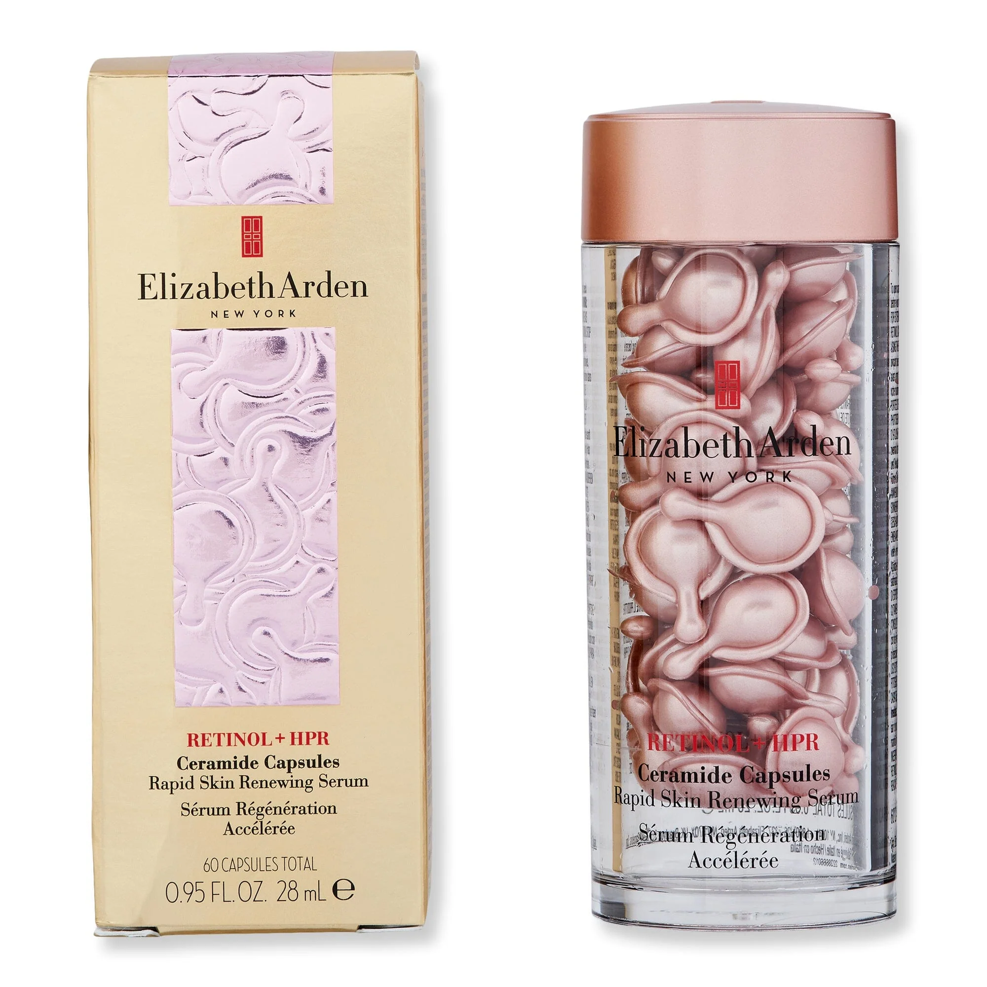 Elizabeth Arden Retinol + HPR Ceramide Capsules Rapid Skin Renewing Serum 60 Ct - Image 3