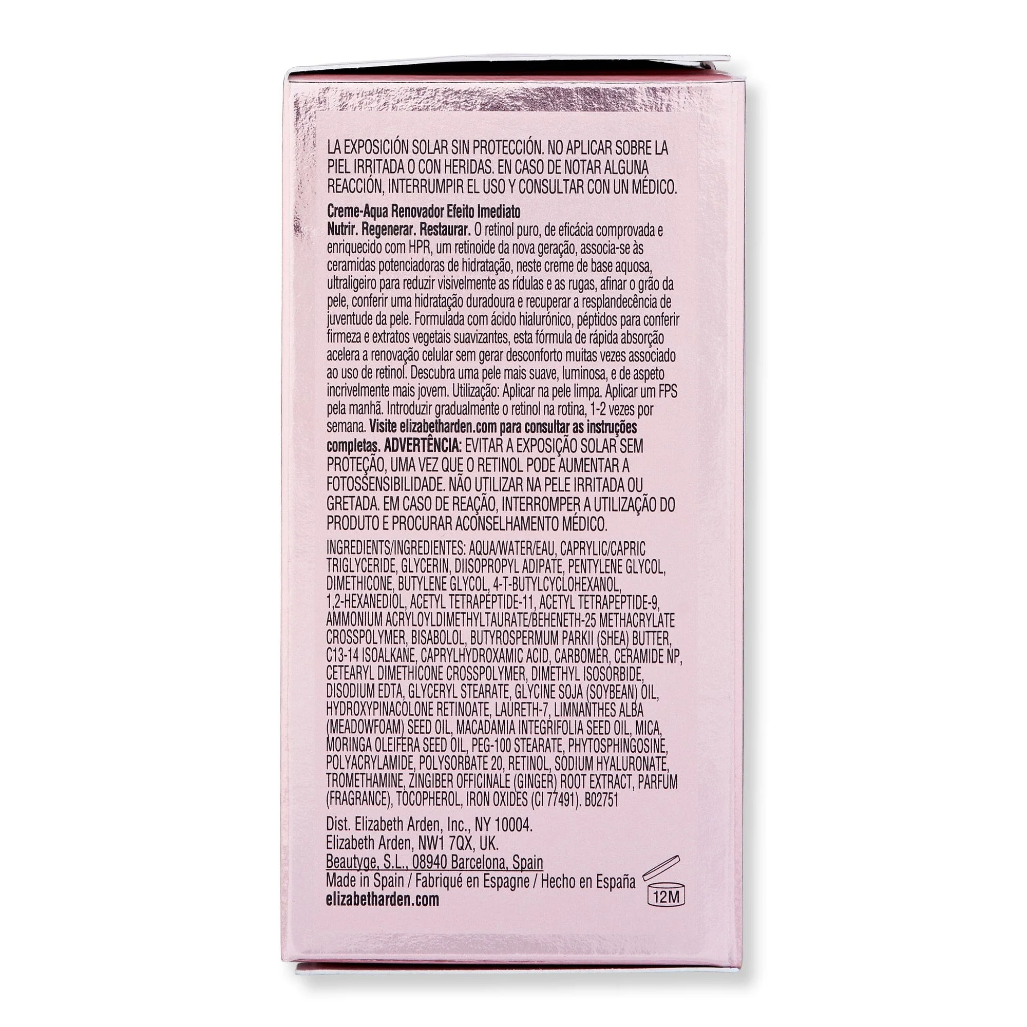 Elizabeth Arden Retinol + HPR Ceramide Rapid Skin-Renewing Water Cream 1.7 oz - Image 5