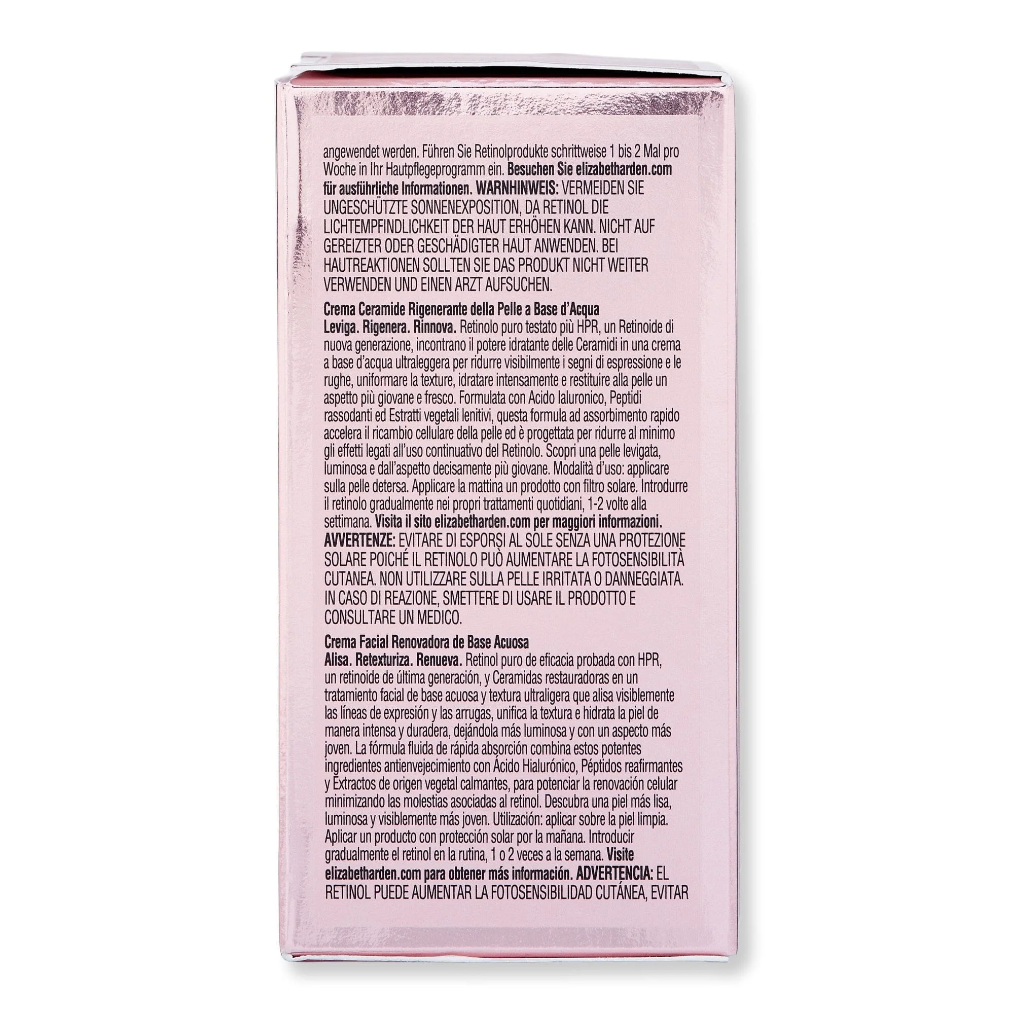Elizabeth Arden Retinol + HPR Ceramide Rapid Skin-Renewing Water Cream 1.7 oz - Image 6