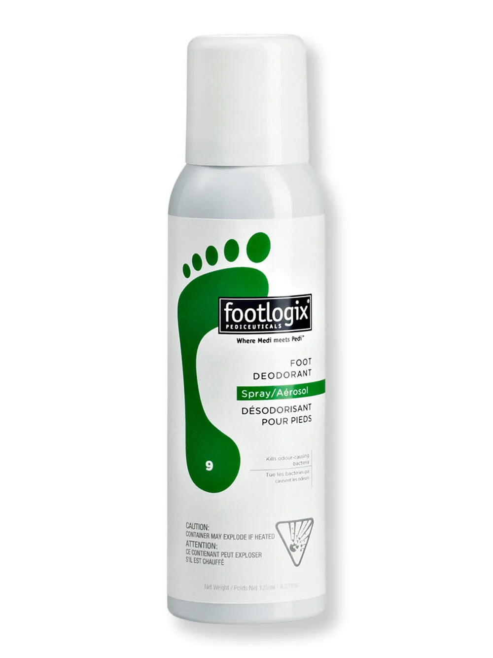Footlogix Foot Deodorant Spray 4.2 oz 125 ml