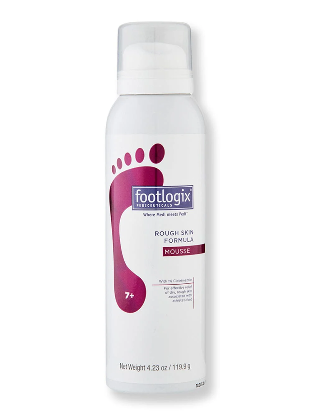 Footlogix Rough Skin Formula With Clotrimazole 4.2 oz 125 ml