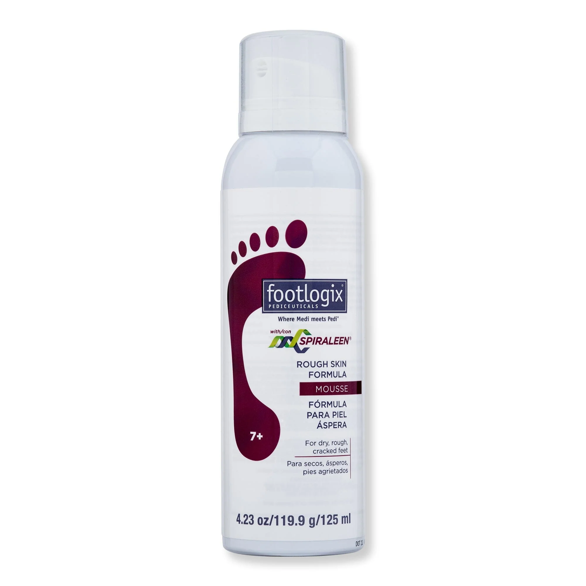 Footlogix Rough Skin Formula With Spiraleen 4.2 oz 125 ml