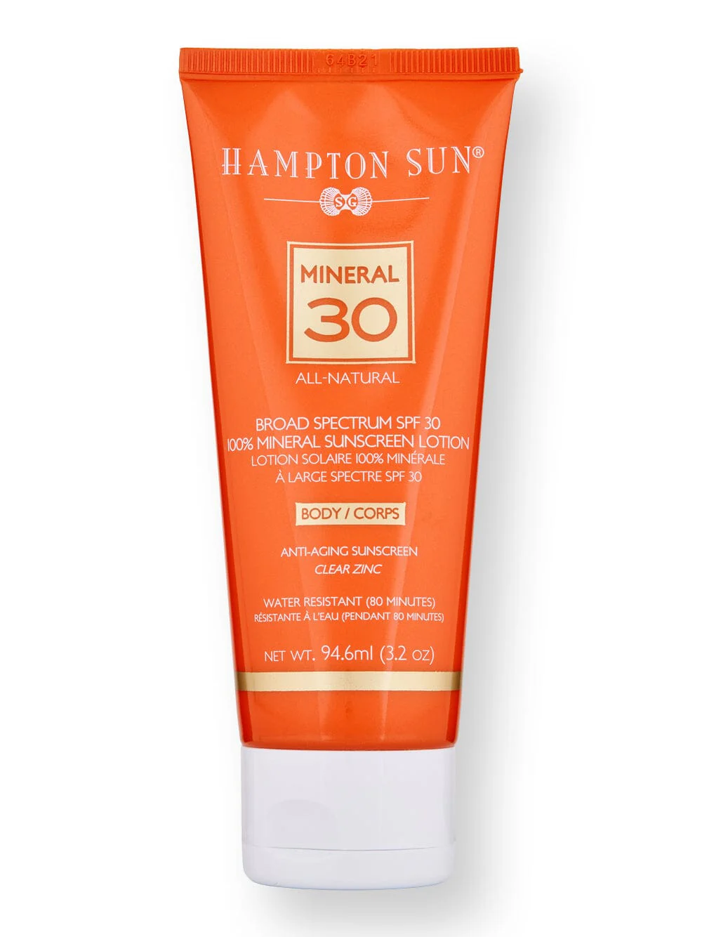 Hampton Sun SPF 30 Anti-Aging Mineral Lotion 3.2 oz