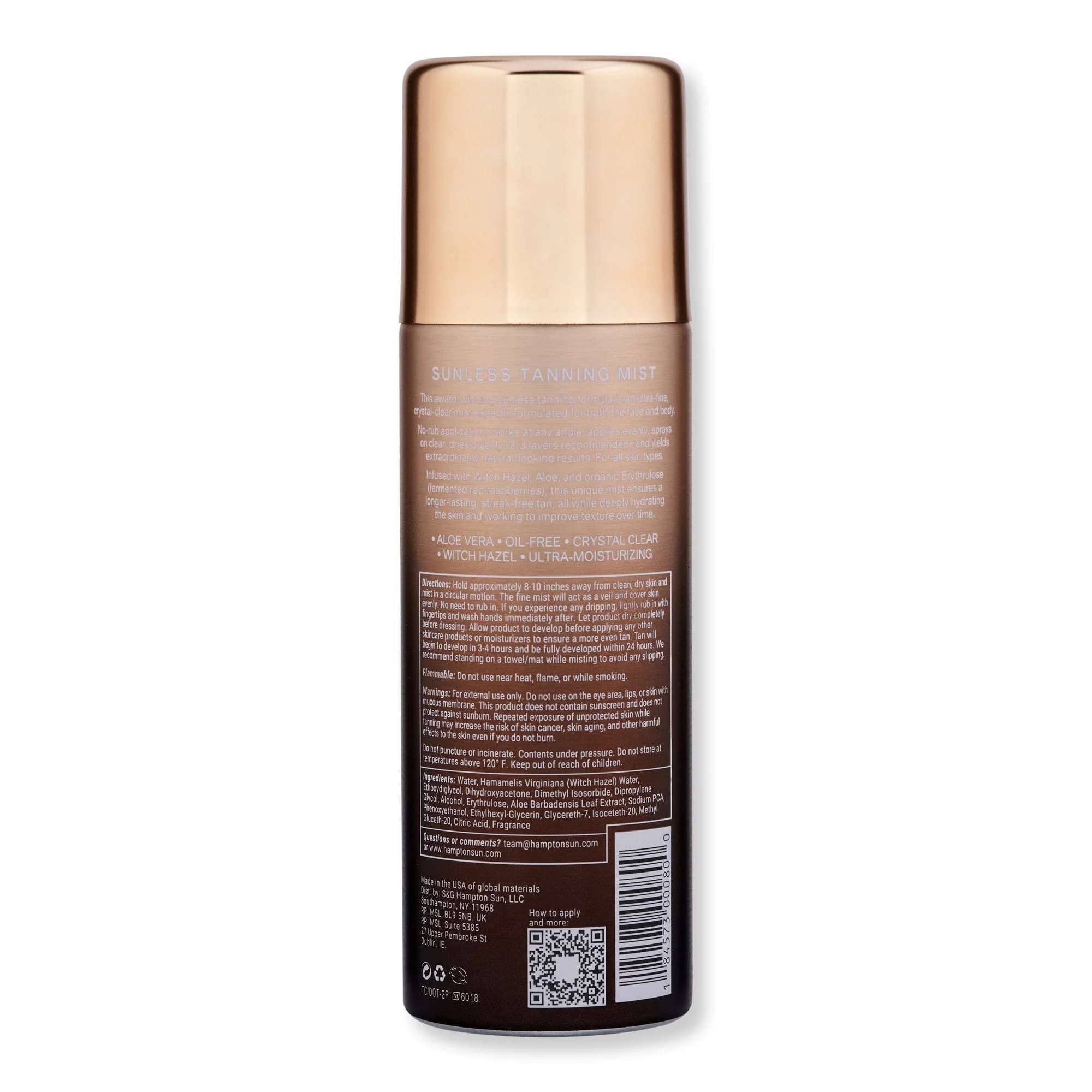 Hampton Sun Sunless Tanning Mist 5 oz - Image 2