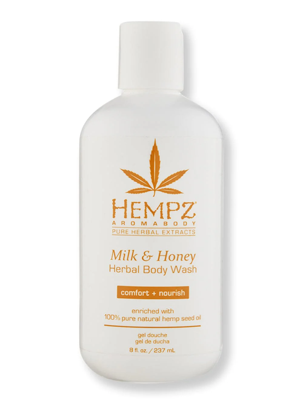 Hempz Milk & Honey Herbal Body Wash 8 oz