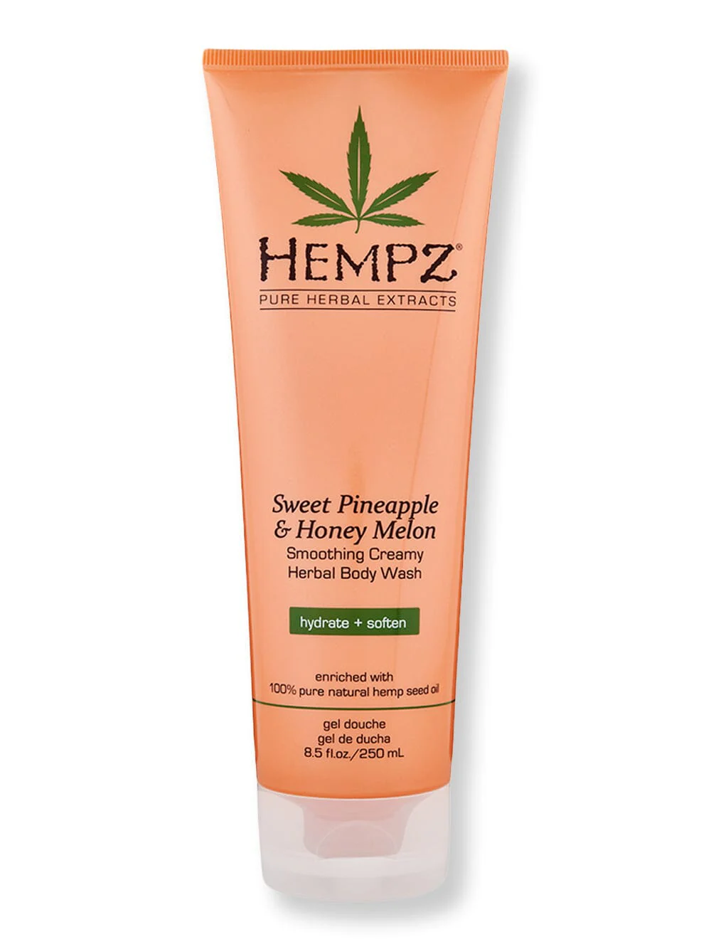Hempz Sweet Pineapple & Honey Melon Herbal Body Wash 8.5 oz
