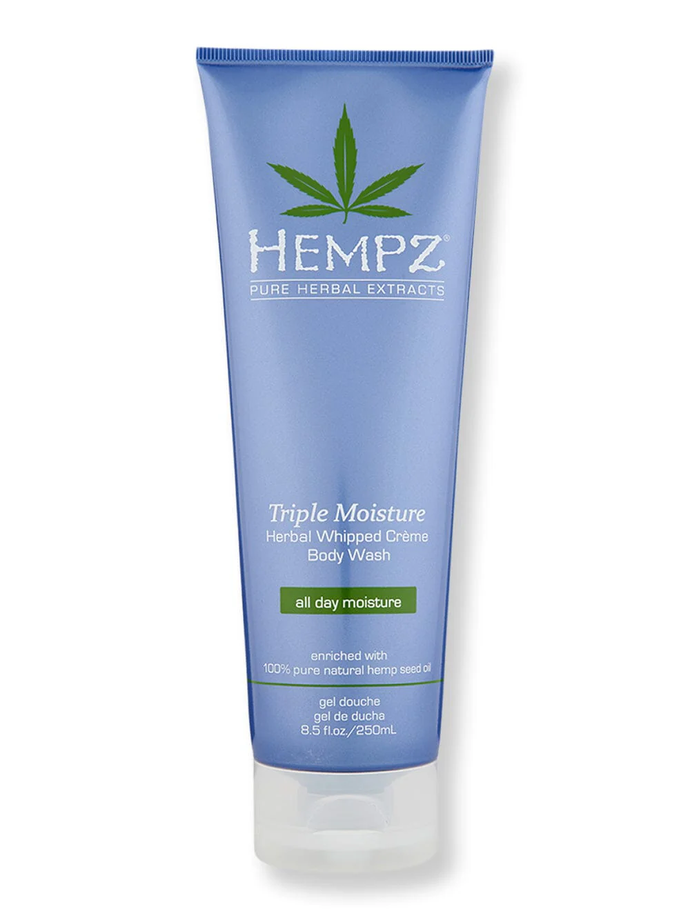 Hempz Triple Moisture Herbal Whipped Creme Body Wash 8.5 oz
