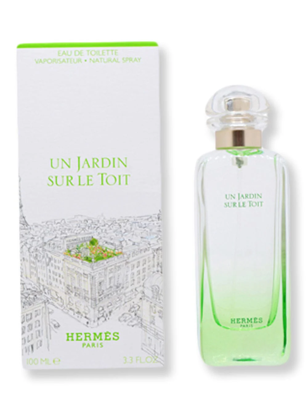 Hermes Un Jardin Sur Le Toit EDT Spray 3.3 oz100 ml