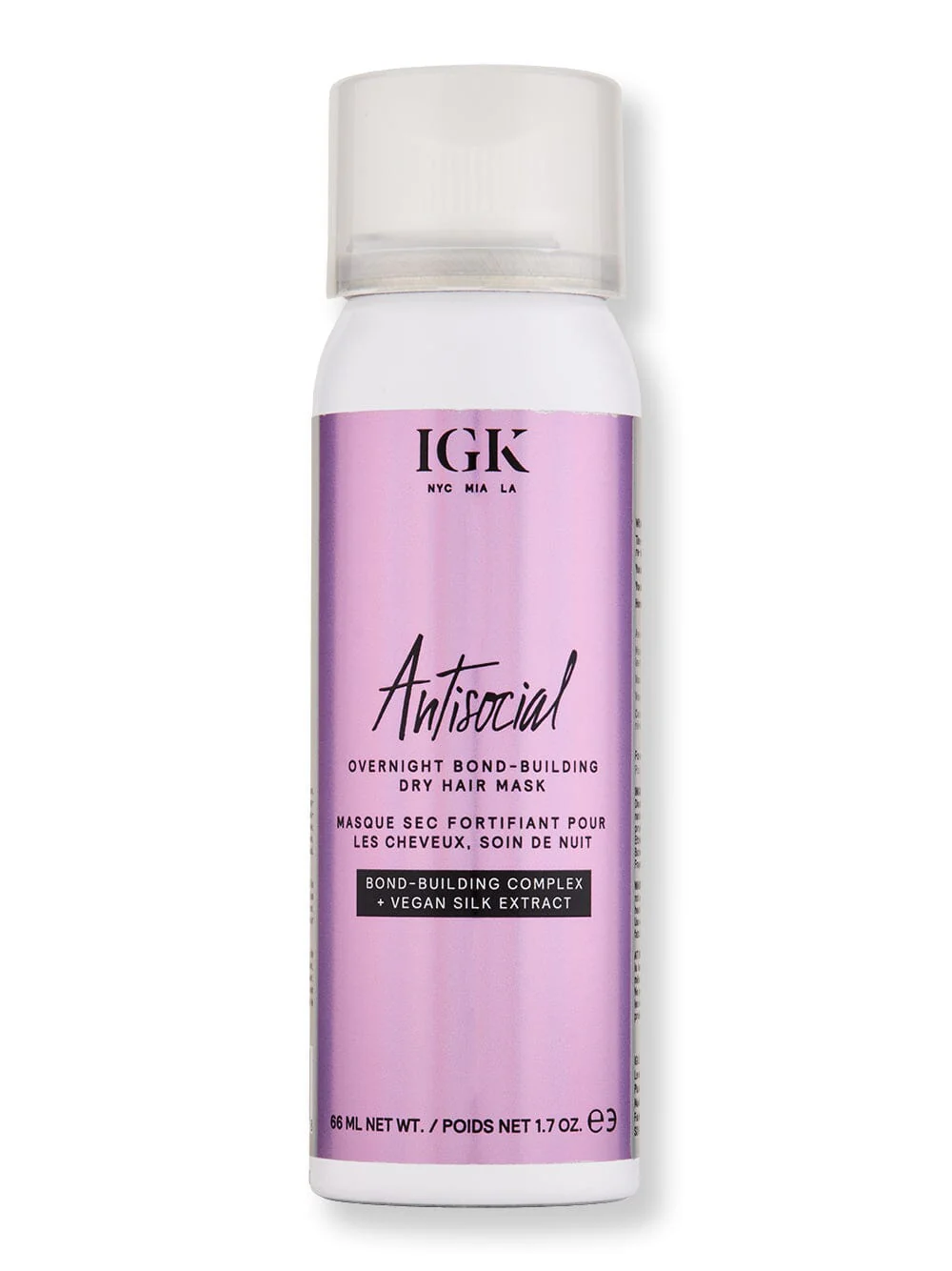 iGK Antisocial Overnight Bond-Building Dry Hair Mask 1.7 oz