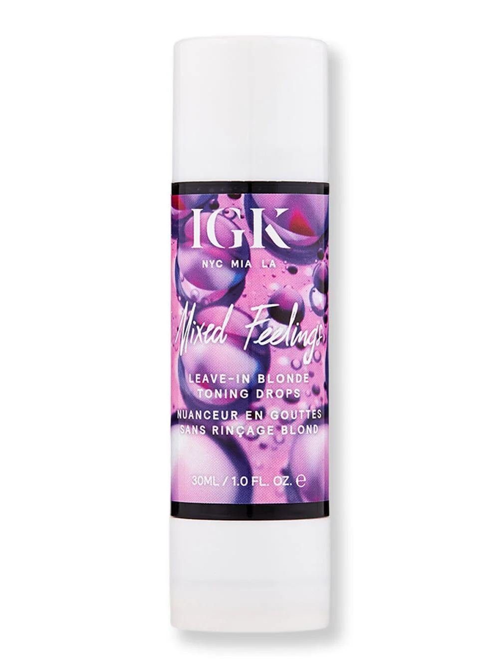 iGK Mixed Feelings Purple Leave-In Blonde Toning Drops 1 oz