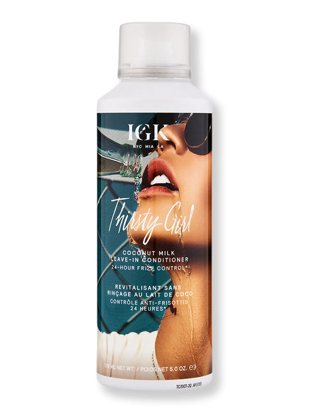 iGK Thirsty Girl Coconut Milk Anti-Frizz Leave-In Conditioner 5 oz