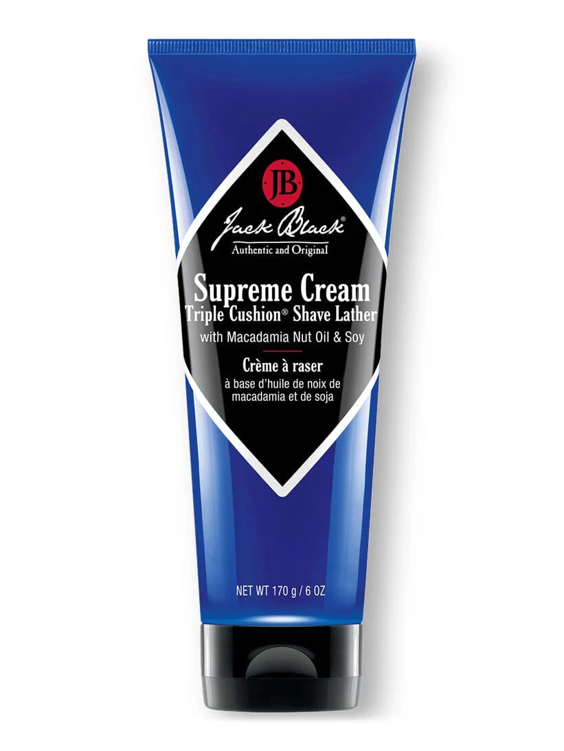 Jack Black Supreme Cream Triple Cushion Shave Lather 6 oz