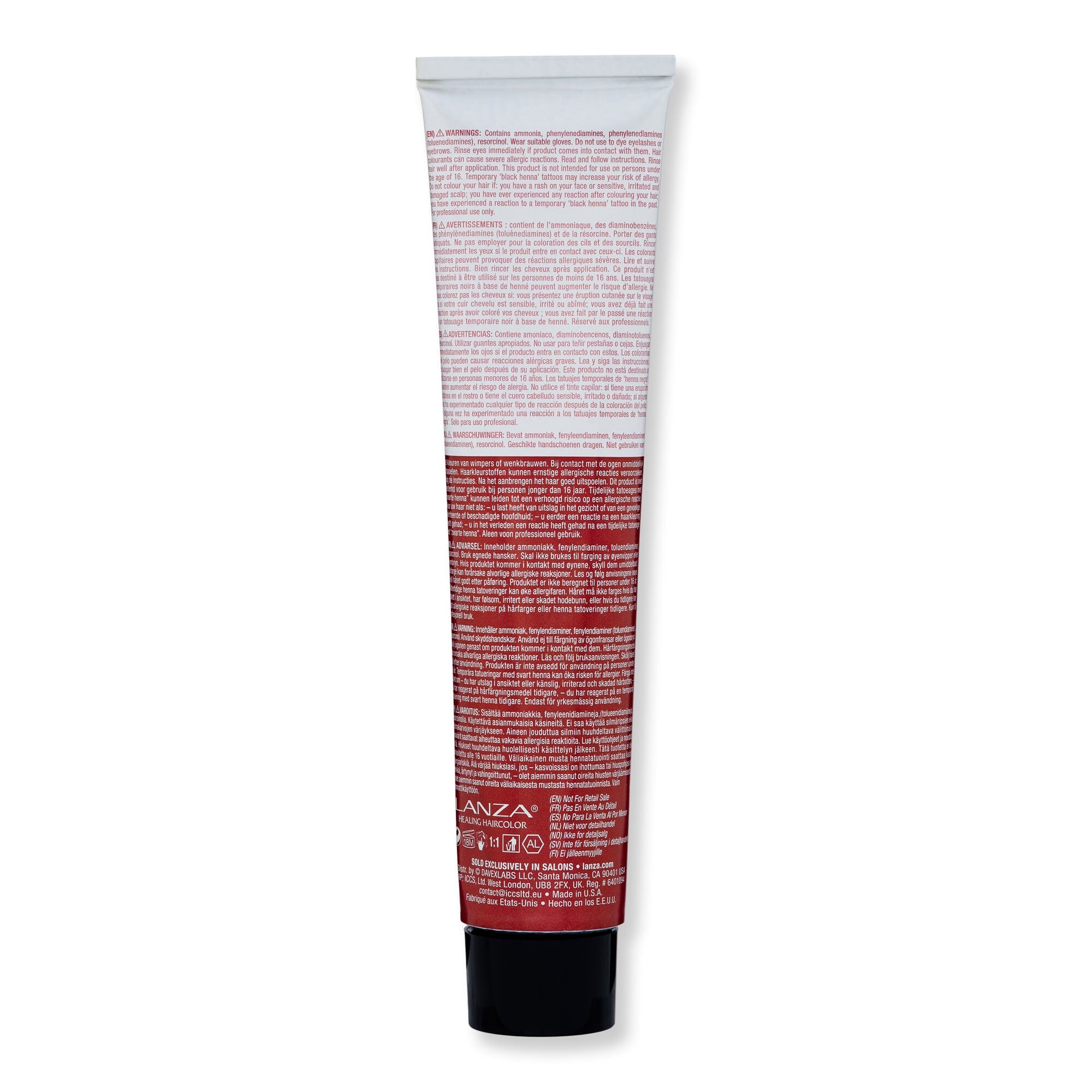 L'anza Healing Color 90 ml 4RRC Dark Ultra Red Copper Brown - Image 2