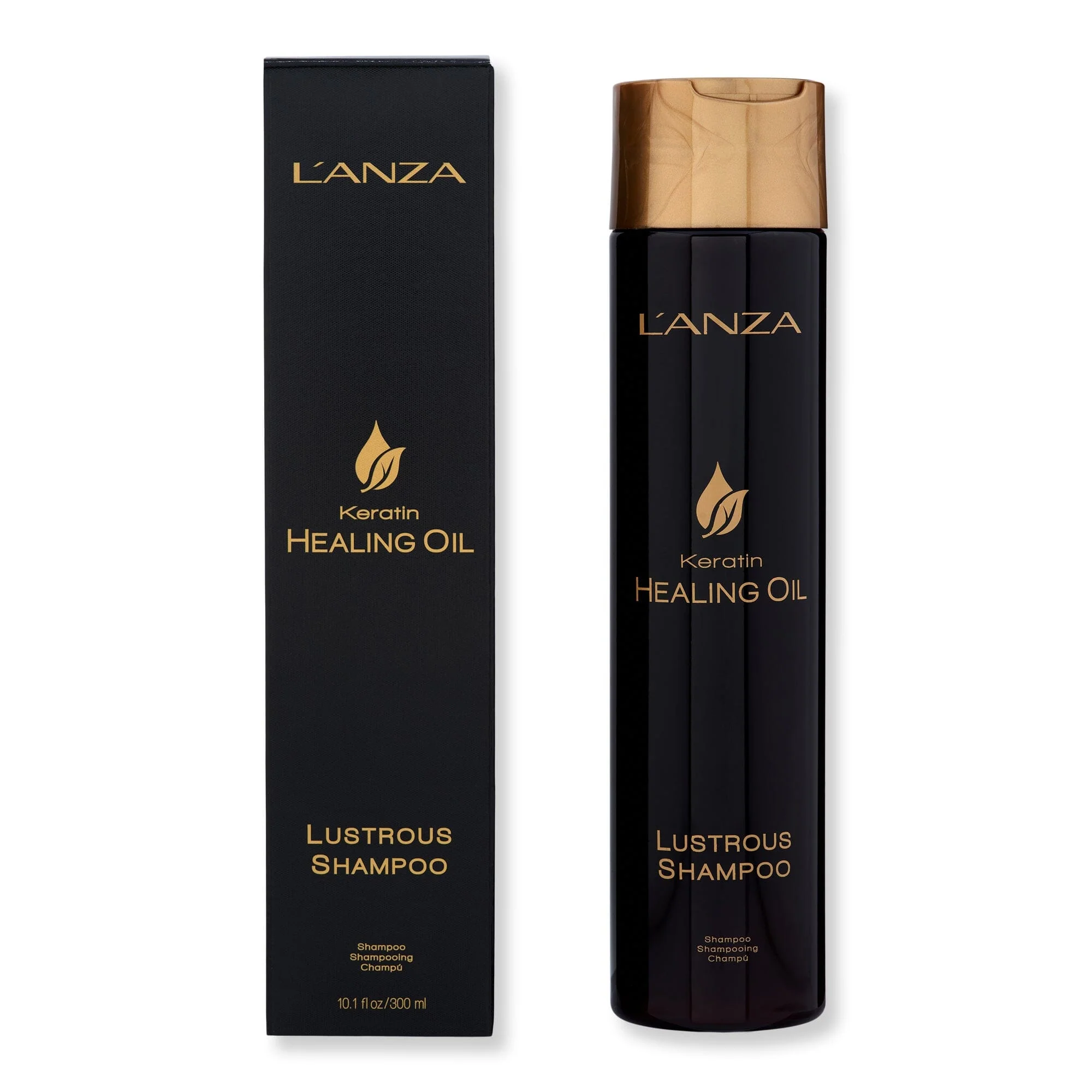 L'anza Keratin Healing Oil Lustrous Shampoo 300 ml - Image 3