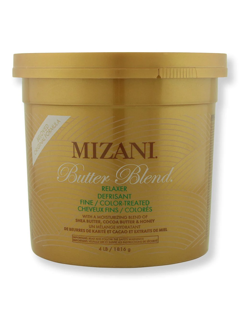 Mizani Butter Blend Relaxer Fine Color Treated 64 oz 4 lb
