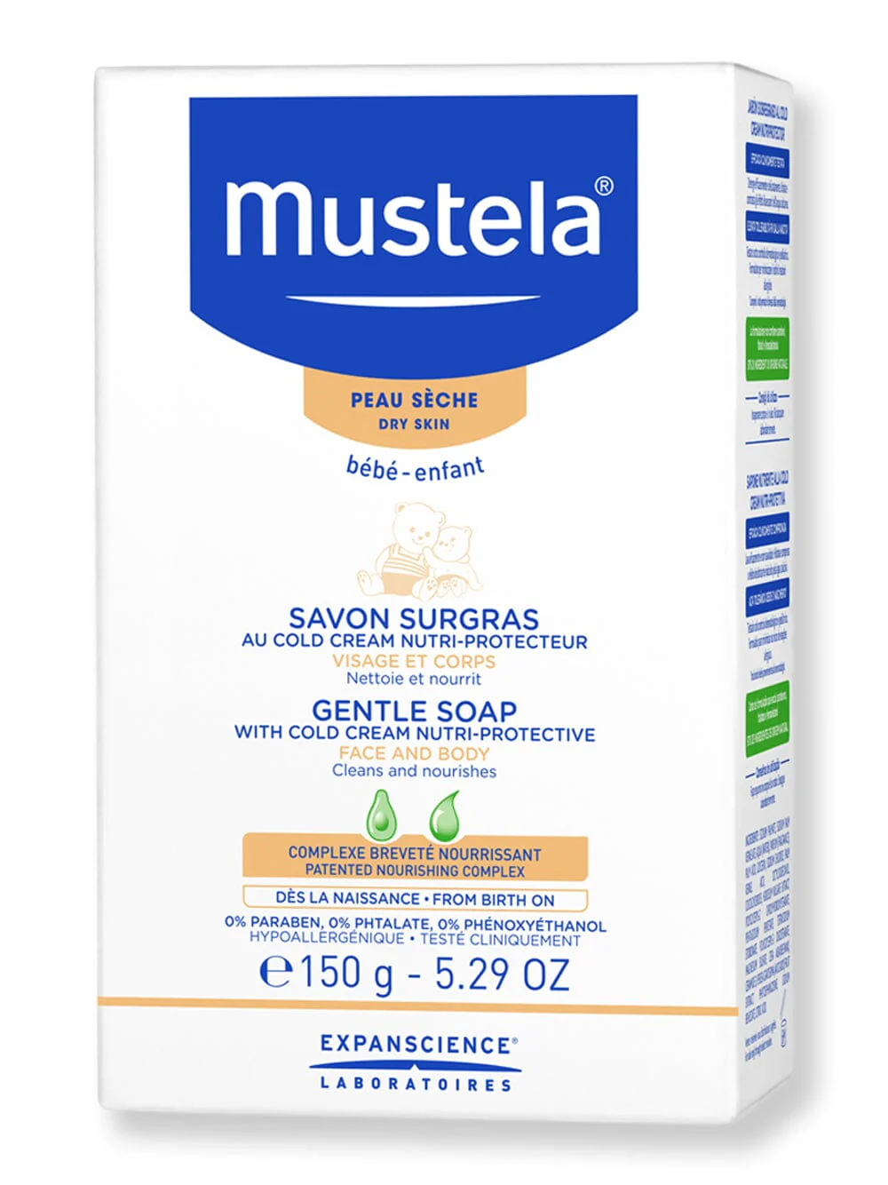 Mustela Nourishing Cleansing Gel With Cold Cream 10.1 oz 300 ml