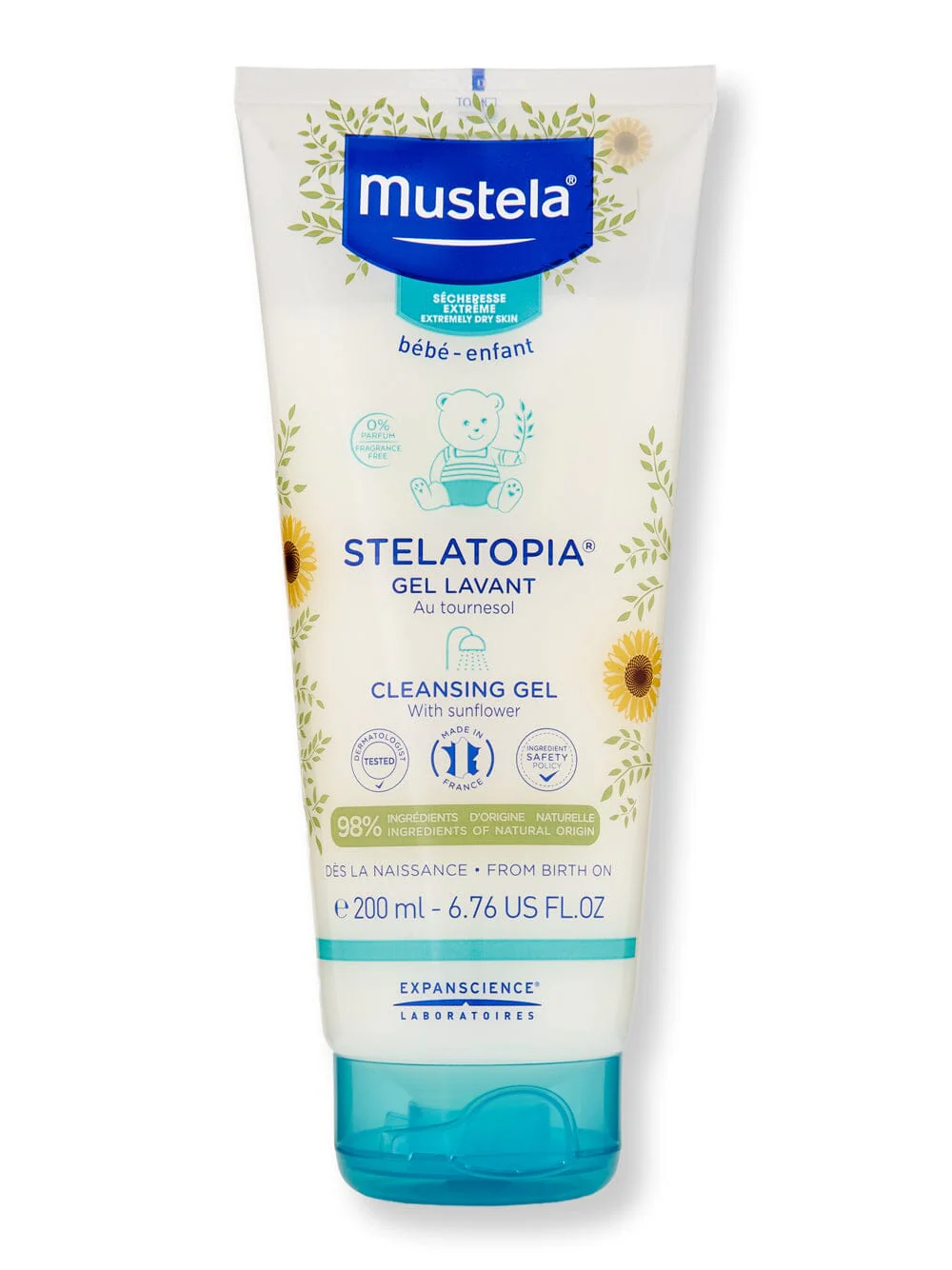 Mustela Stelatopia Cleansing Gel 6.7 oz 200 ml