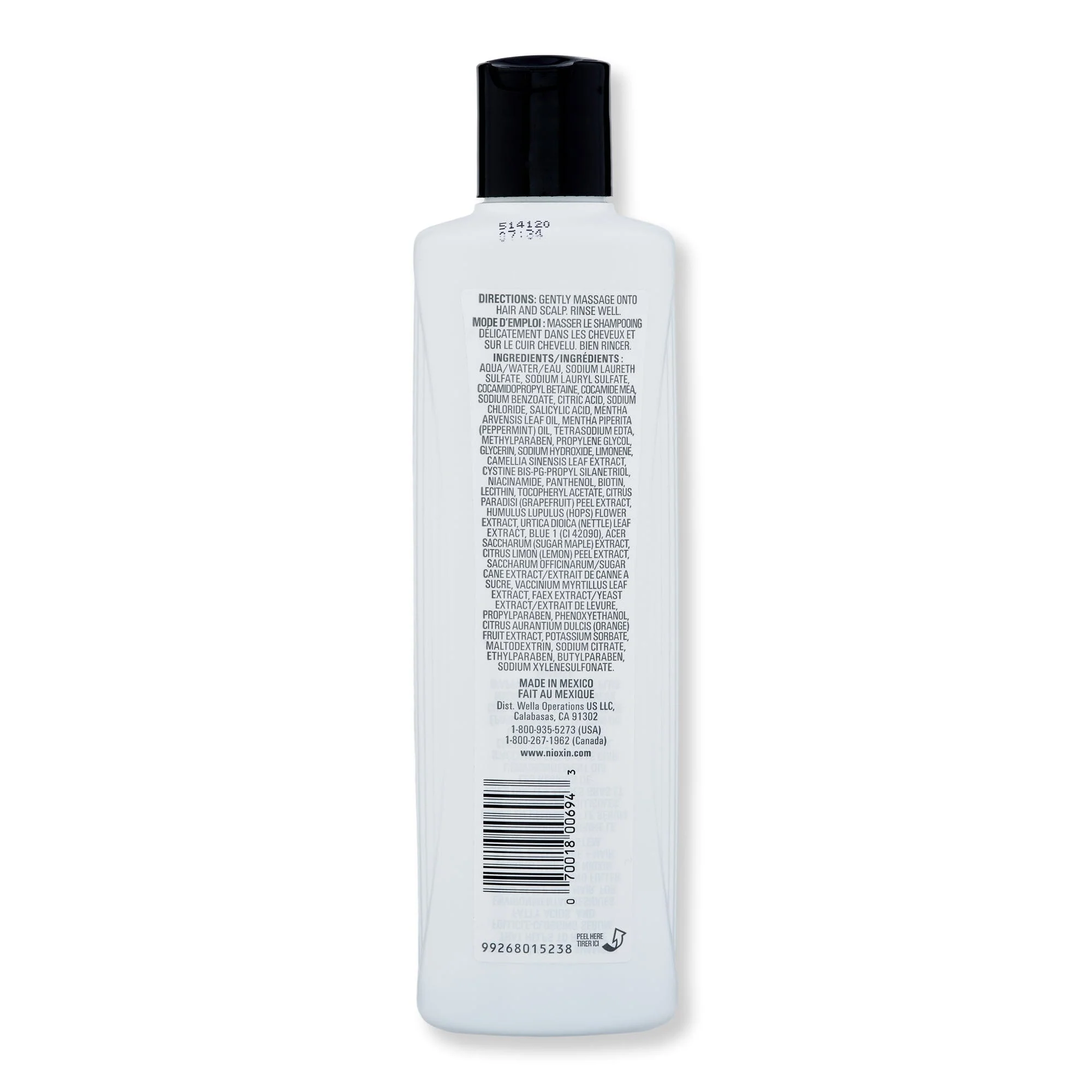 Nioxin System 1 Cleanser 10.1 oz 300 ml - Image 2