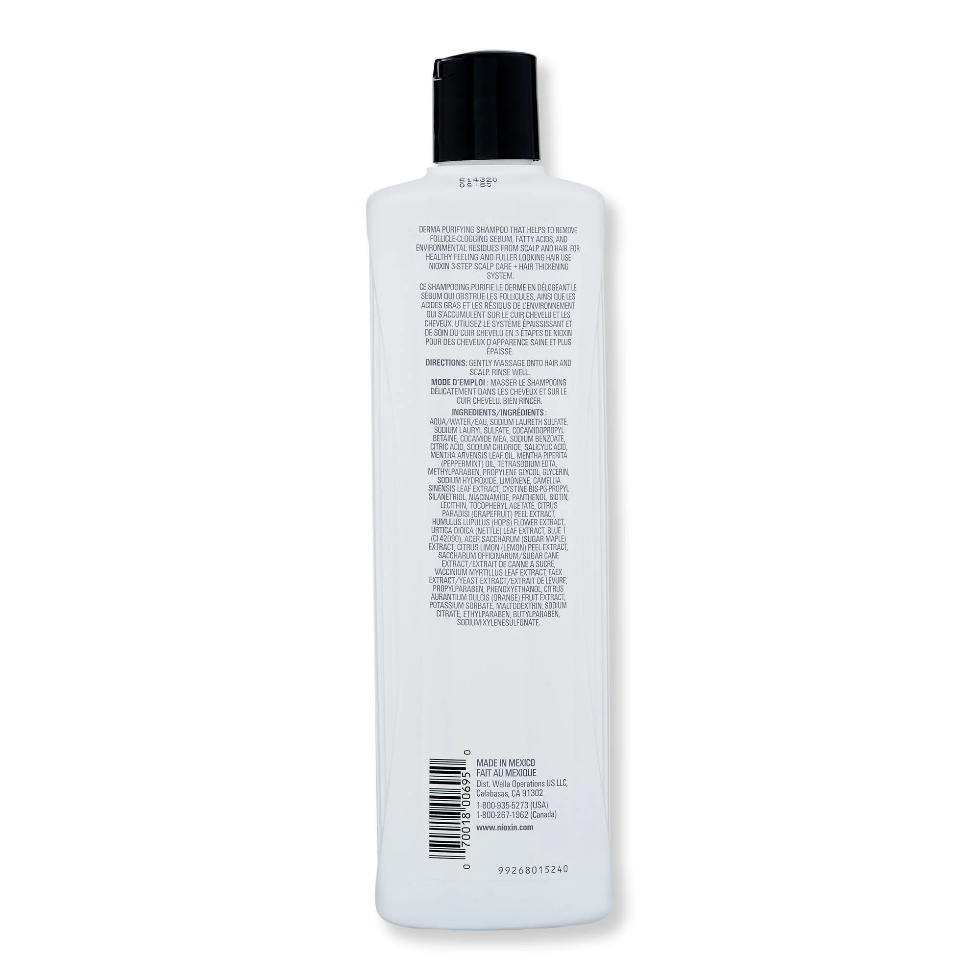 Nioxin System 1 Cleanser 16.9 oz 500 ml - Image 2