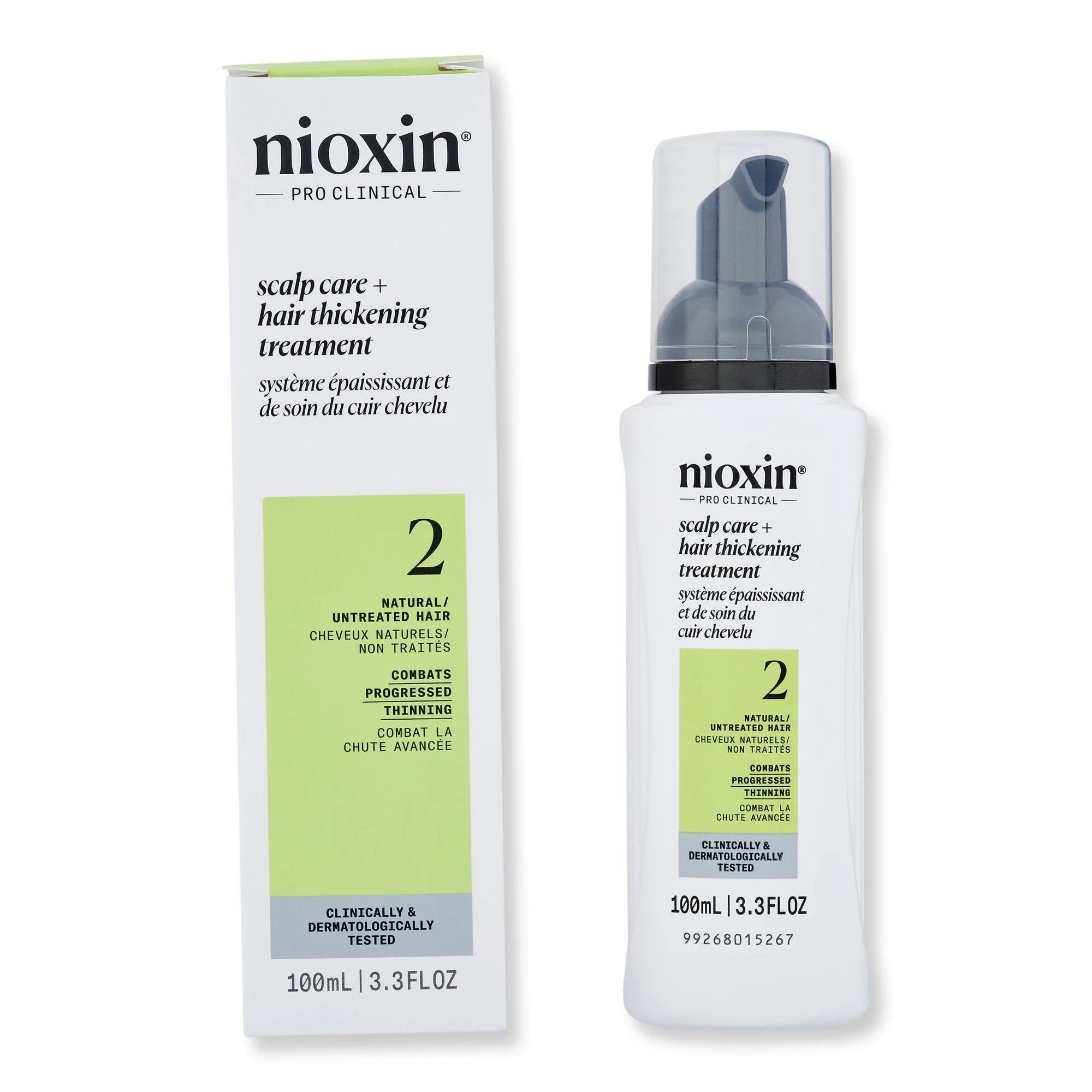 Nioxin System 2 Leave In Treatment 3.3 oz 100 ml - Image 3