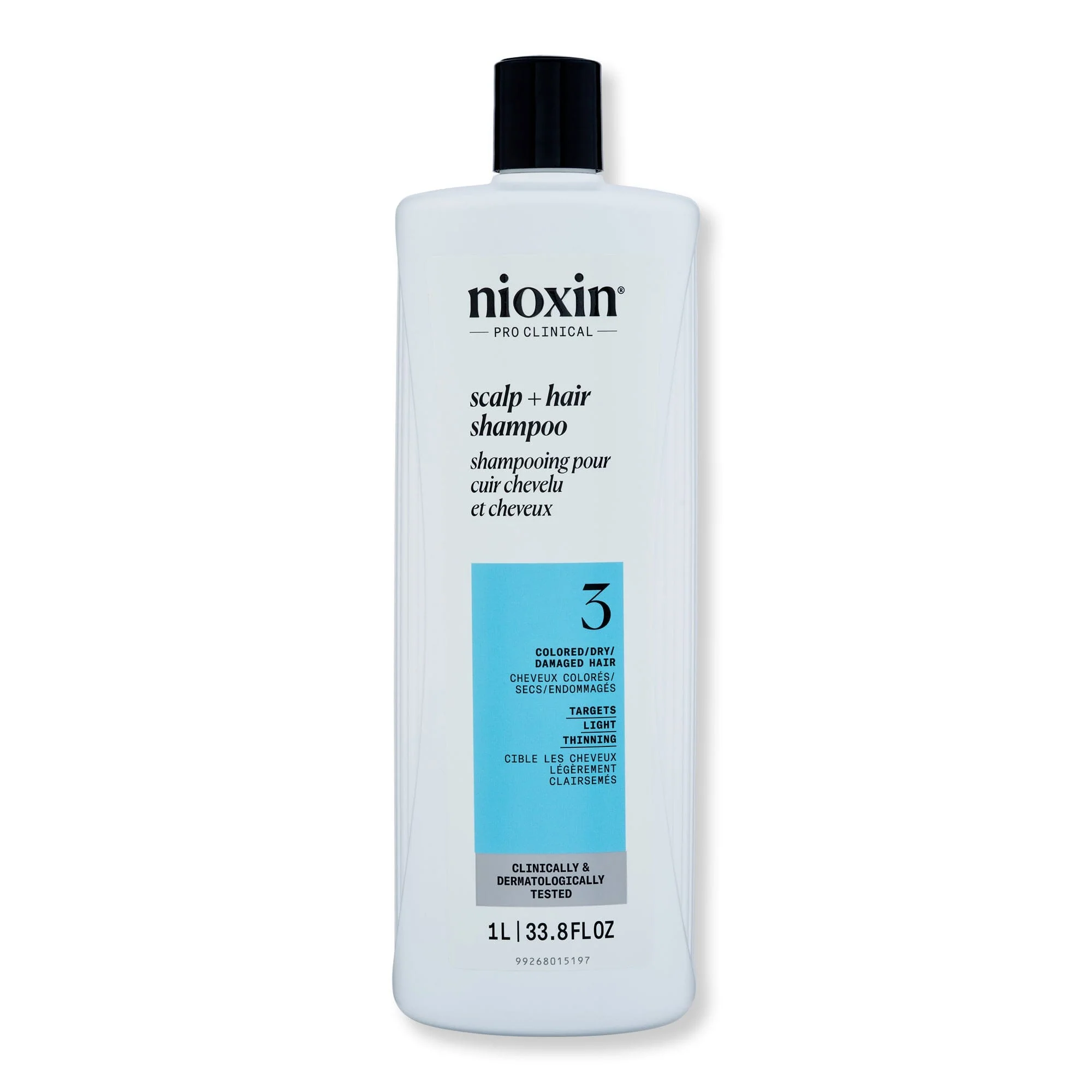 Nioxin System 3 Cleanser 33.8 oz 1000 ml