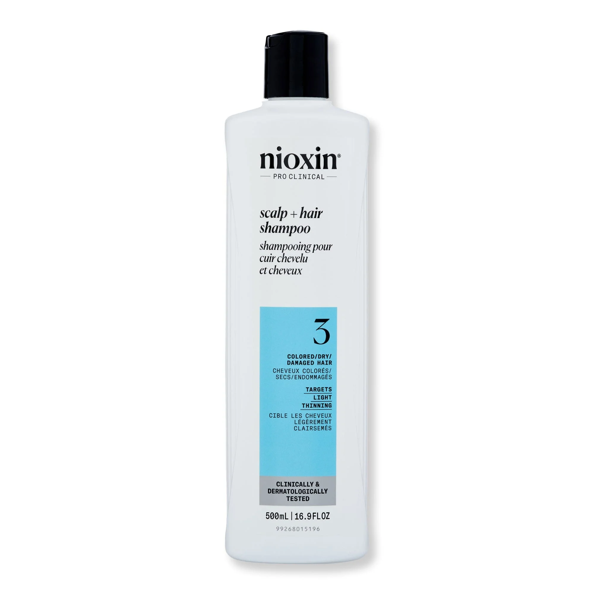 Nioxin System 3 Cleanser 16.9 oz 500 ml