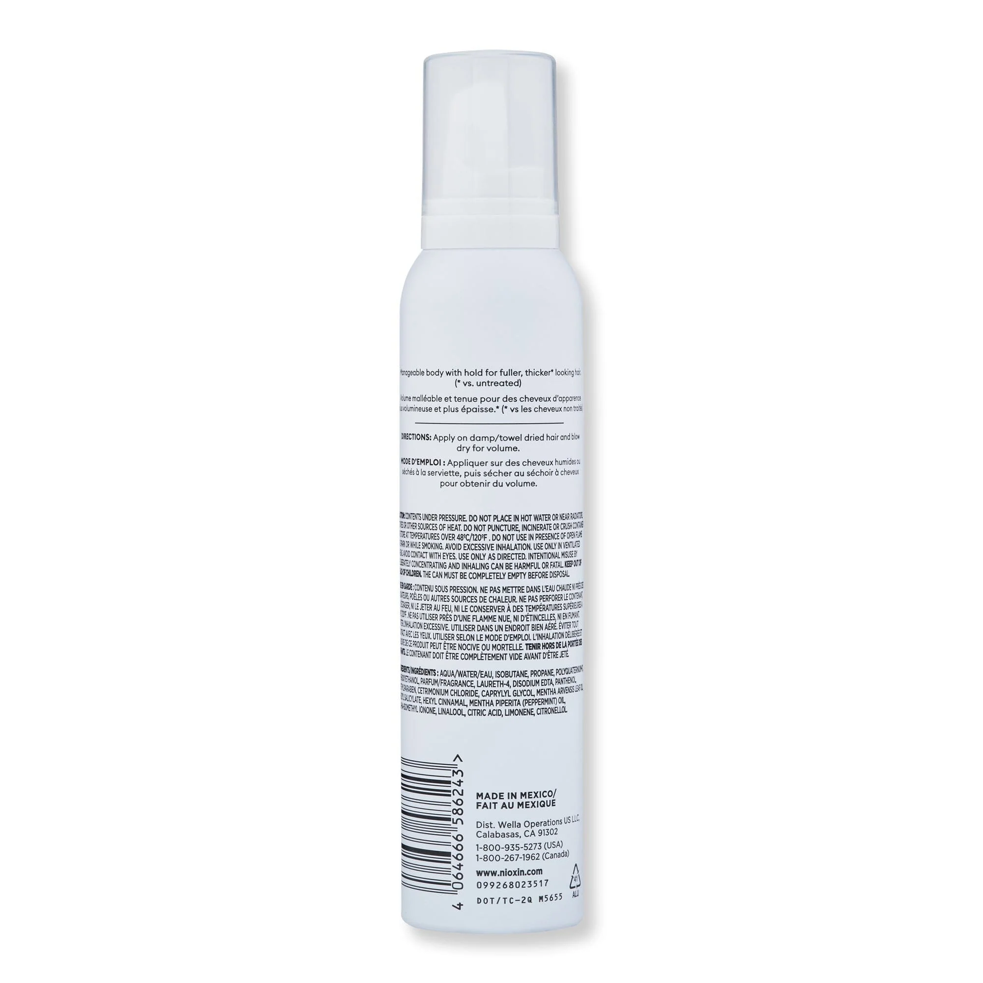 Nioxin Volumizing + Thickening Mousse 6.7 oz - Image 2