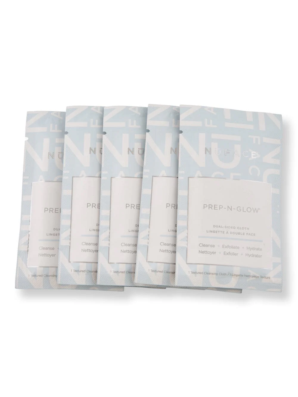 Nuface Prep-N-Glow Cloths 5 Ct
