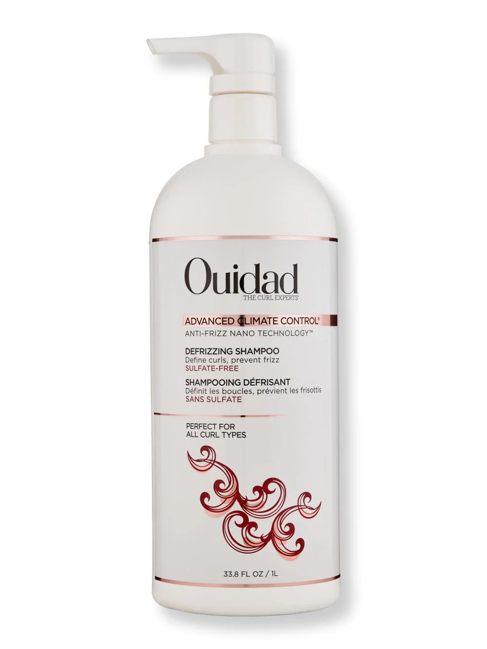 Ouidad Advanced Climate Control Defrizzing Shampoo 33.8 oz Liter